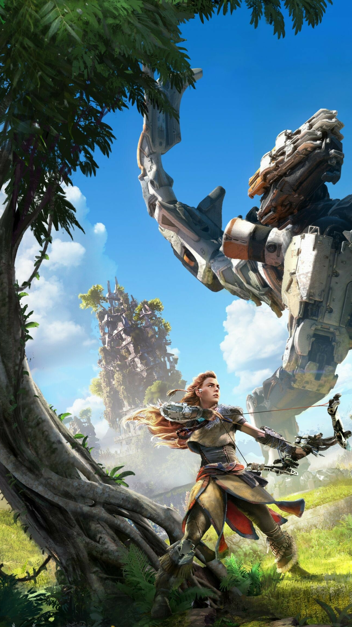 Horizon Zero Dawn: HZD, Published by Sony Interactive Entertainment. 1440x2560 HD Wallpaper.