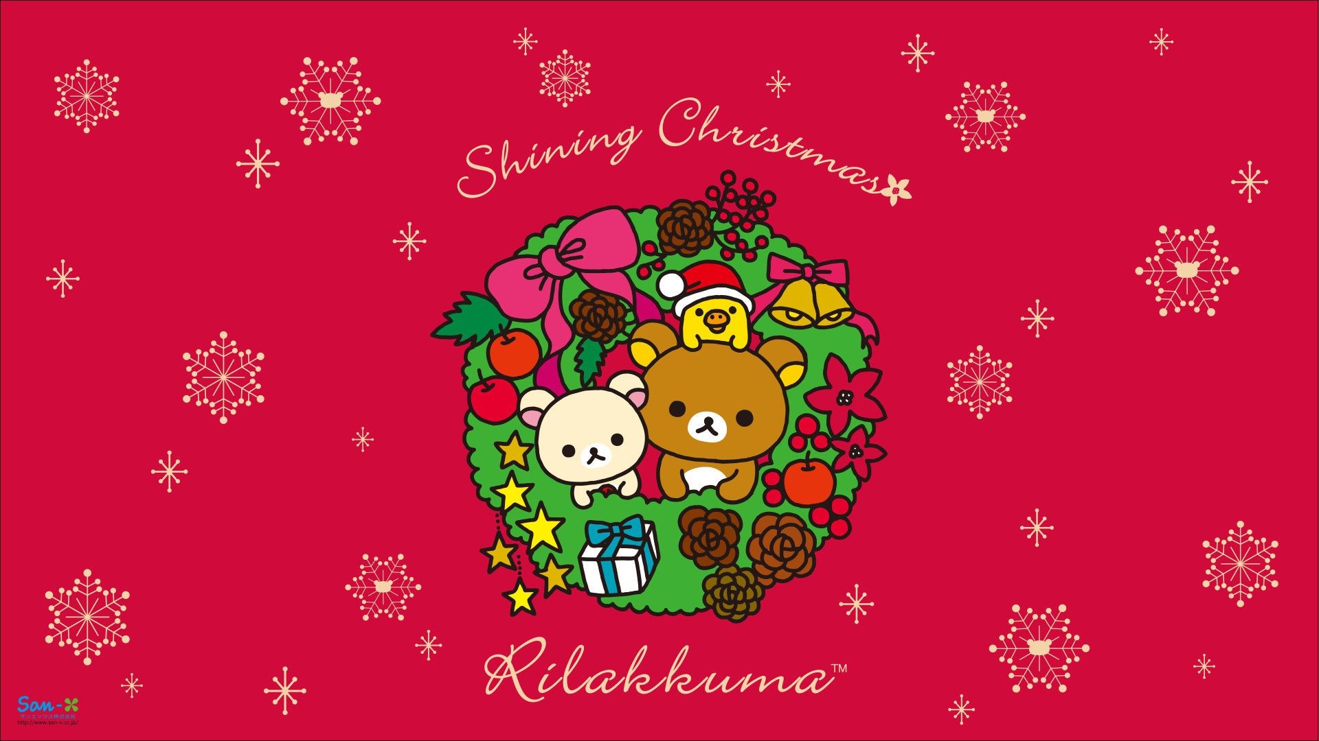 Rilakkuma, Hello Kitty Christmas Wallpaper, 1920x1080 Full HD Desktop
