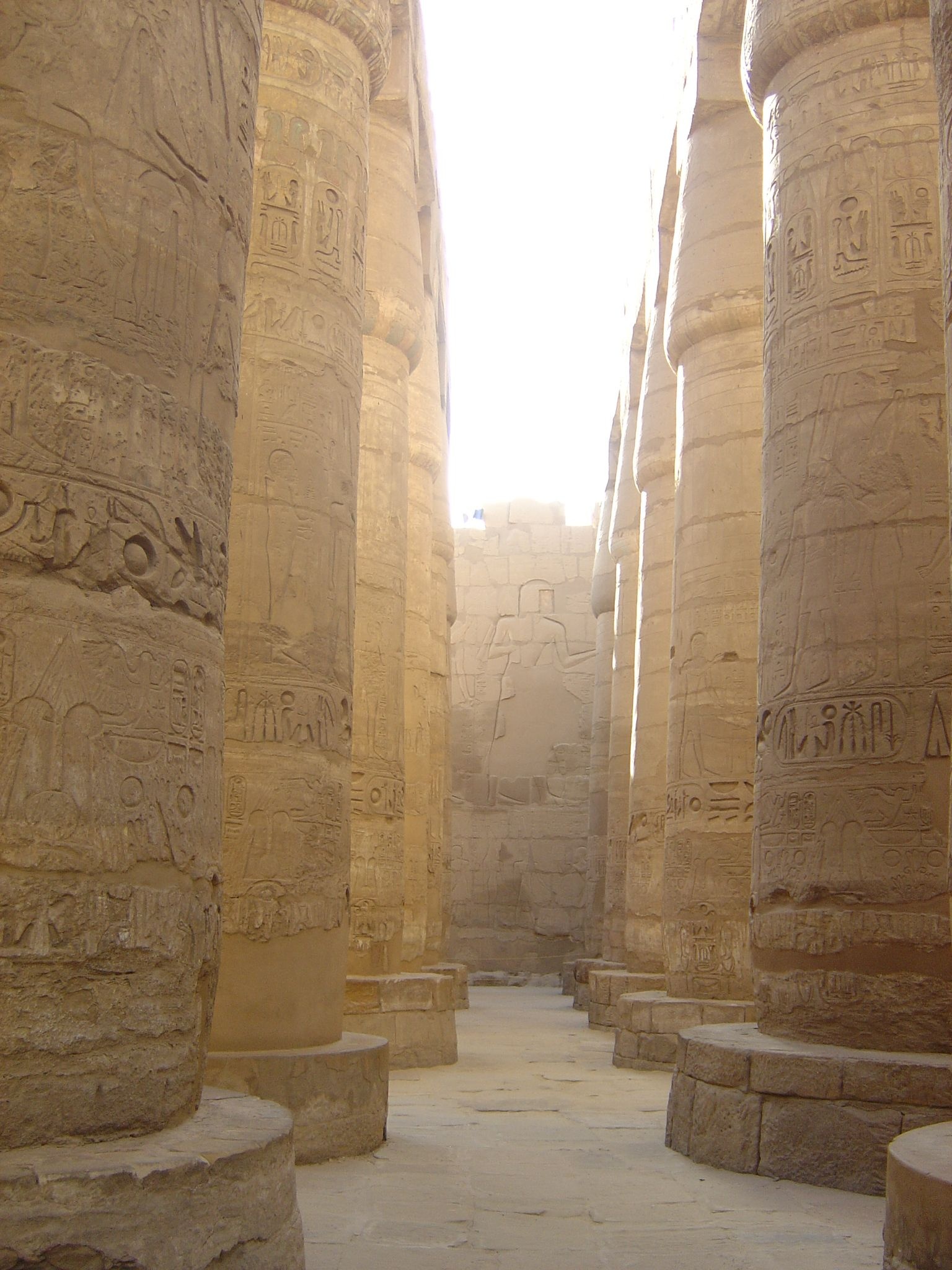 Karnak Temple, Wonders of the world, Luxor, Egypt, 1540x2050 HD Phone