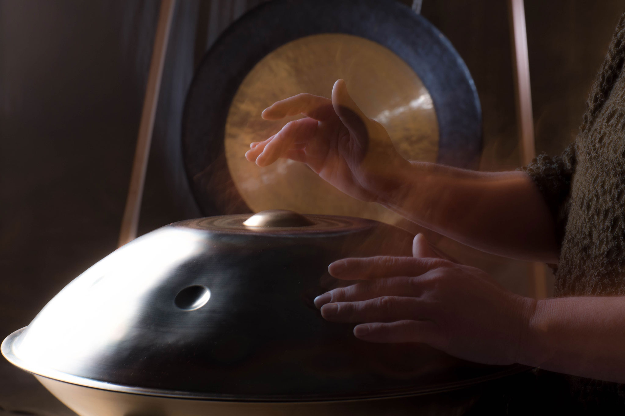 Handpan: Musical Instrument, Relaxing Vibrations, Incorporated Into Meditation And Yoga. 2050x1370 HD Background.