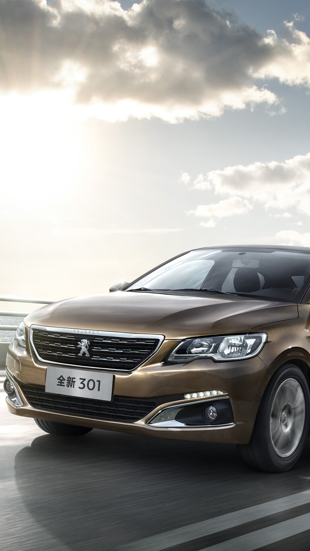 Peugeot: Model 301, A French brand of automobiles owned by Stellantis. 1080x1920 Full HD Background.