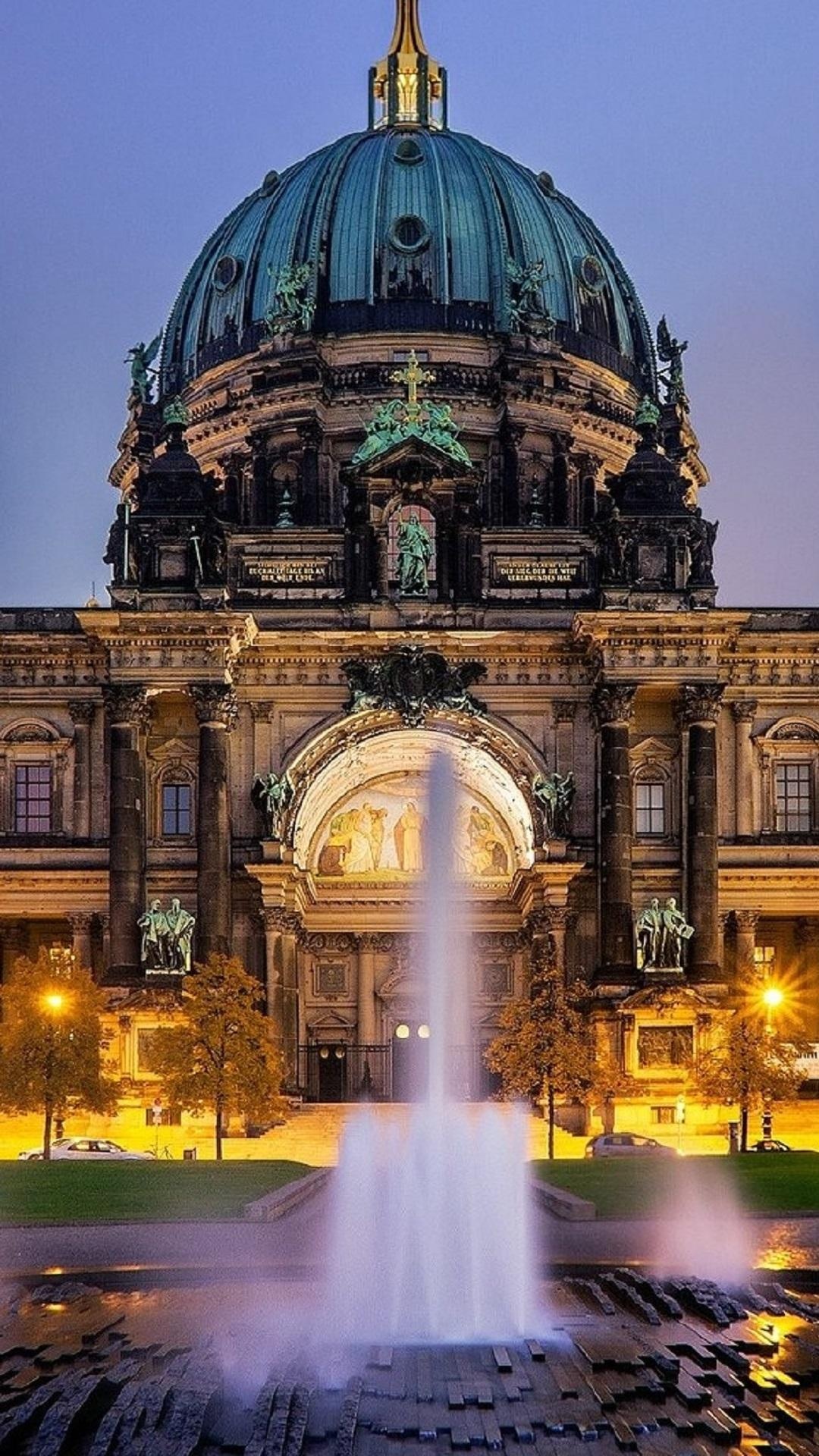 Berlin Dom, Architectural masterpiece, Cultural landmark, Religious icon, 1080x1920 Full HD Phone