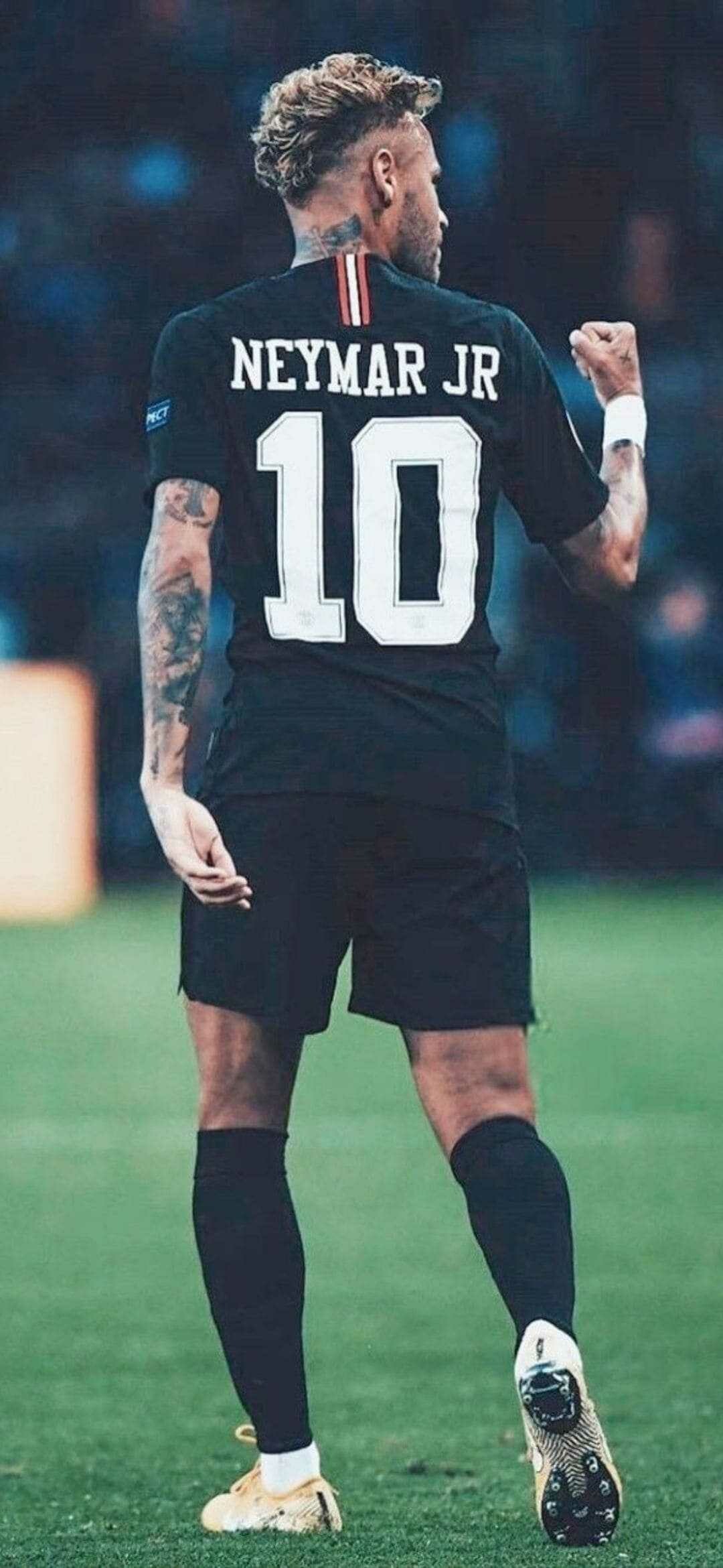 Neymar: He has been named in the FIFA FIFPro World11 twice, Football. 1080x2340 HD Background.