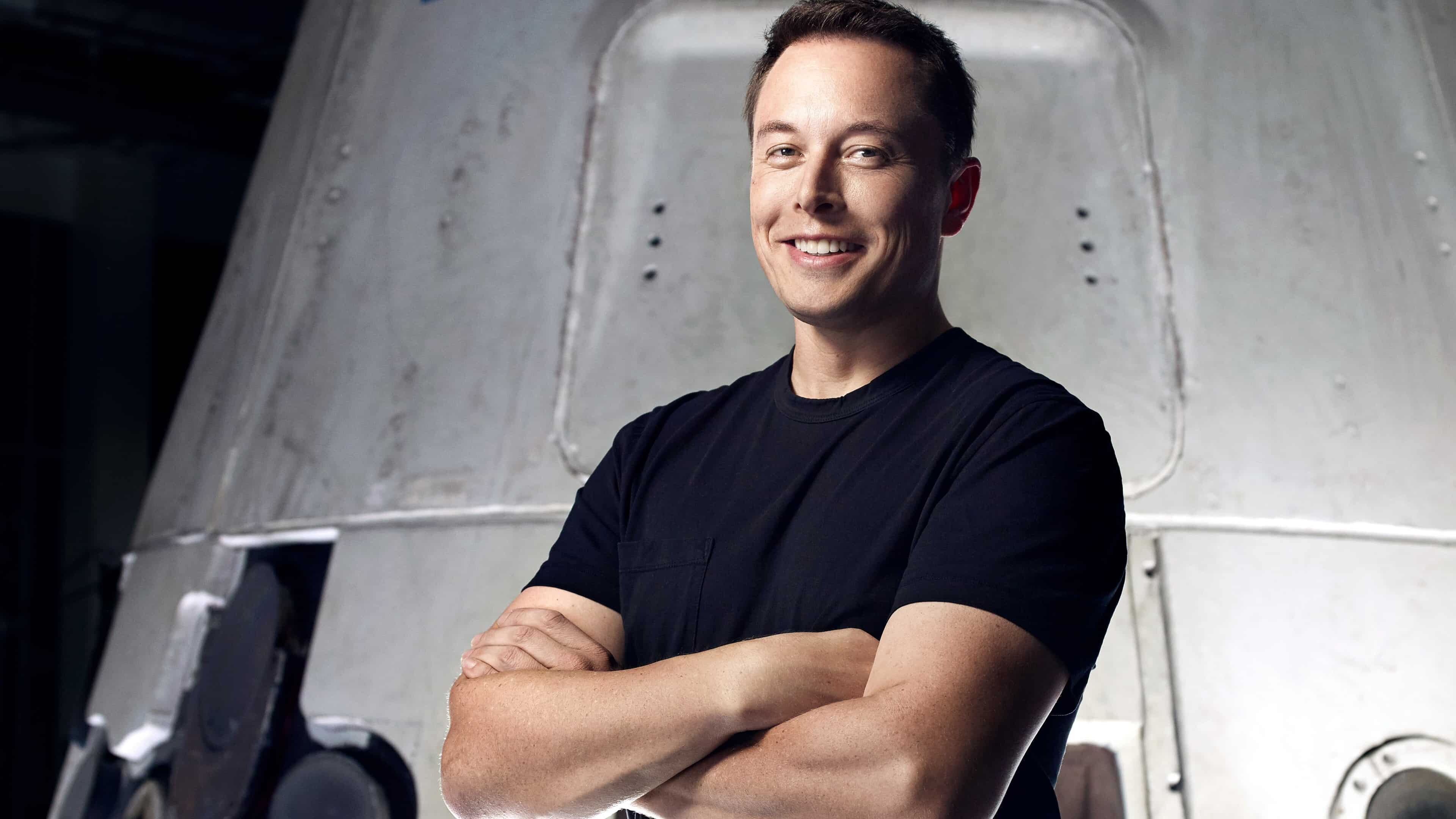 Elon Musk: A business magnate and investor, USA. 3840x2160 4K Wallpaper.