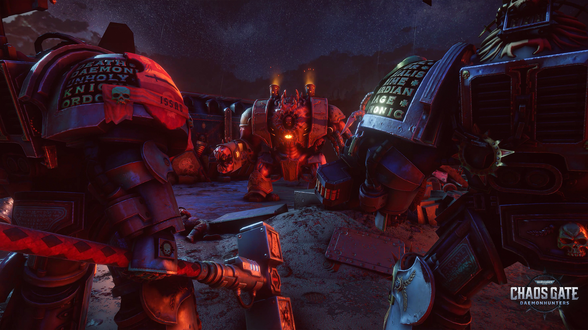 Warhammer 40 000: Chaos Gate - Daemonhunters: A turn-based strategy RPG video game, released 5 May 2022. 1920x1080 Full HD Background.