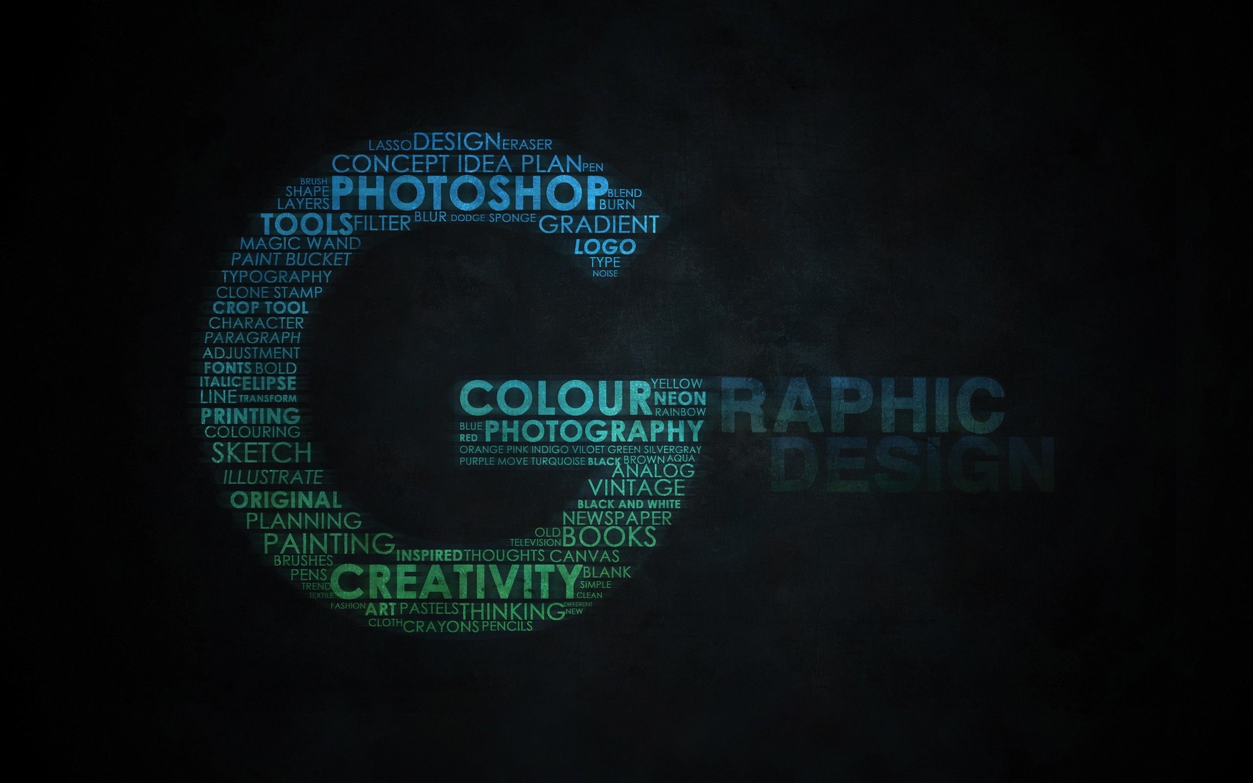 Graphic: Visual explanation of a text, Cyberspace art, Creativity, Design. 2560x1600 HD Background.