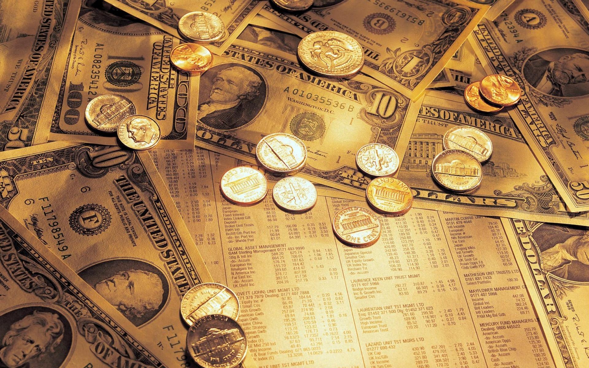 Money coins, Currency appreciation, Financial prosperity, Money-themed wallpaper, 1920x1200 HD Desktop
