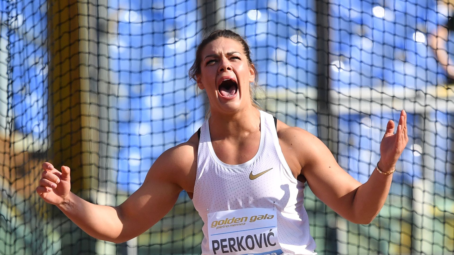 Sandra Perkovic, Convincing performance, European Championship finale, 1920x1080 Full HD Desktop