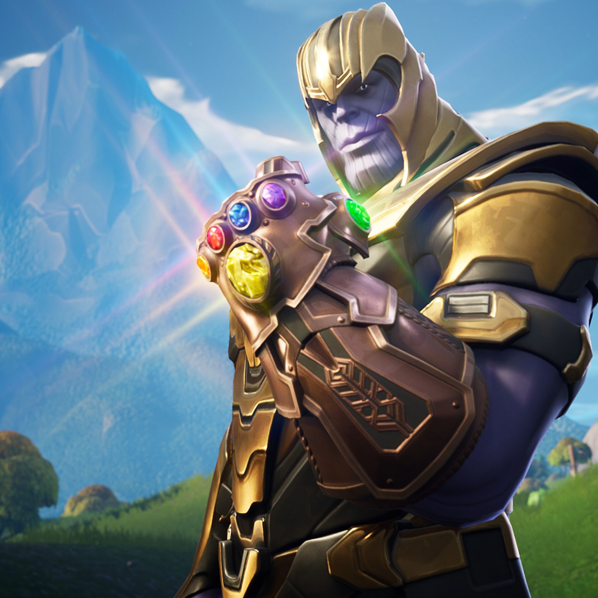 Epic Games, Gaming industry, Fortnite infinity war, Epic crossover, 2050x2050 HD Phone