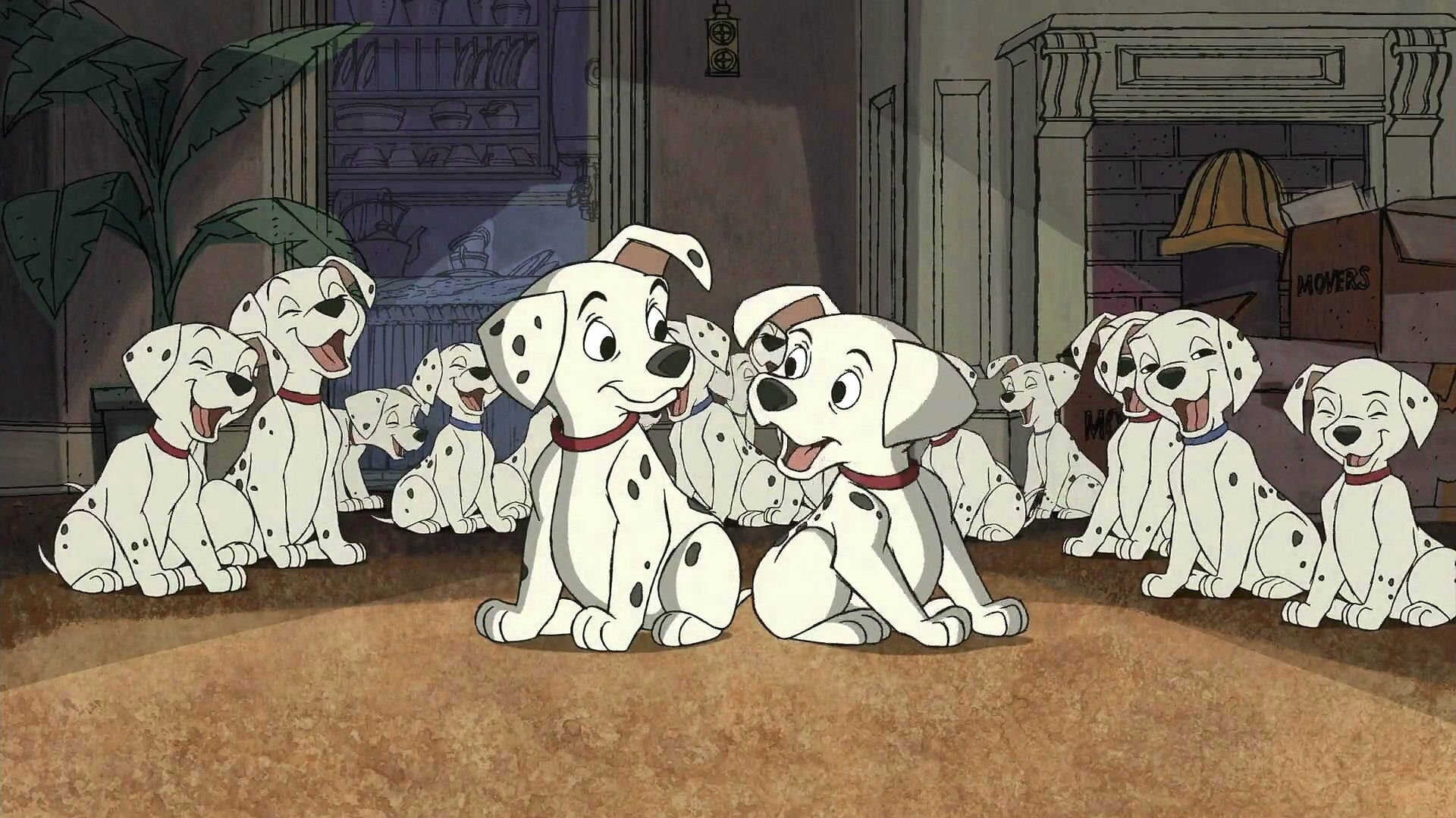 One Hundred and One Dalmatians: Comedy, Adventure, Family movie, Dogs, Puppies, Disney production. 1920x1080 Full HD Wallpaper.