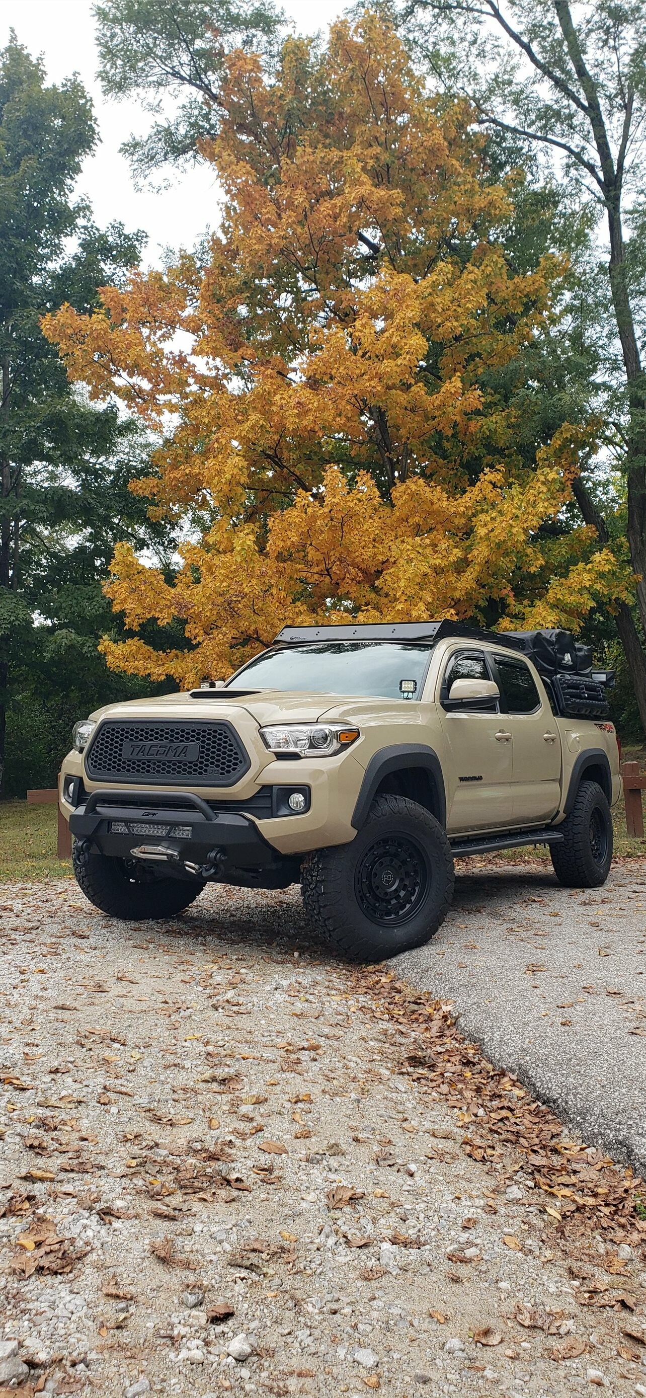 Toyota Tacoma: The second generation was assembled in Tijuana, Mexico and Fremont, California. 1290x2780 HD Background.