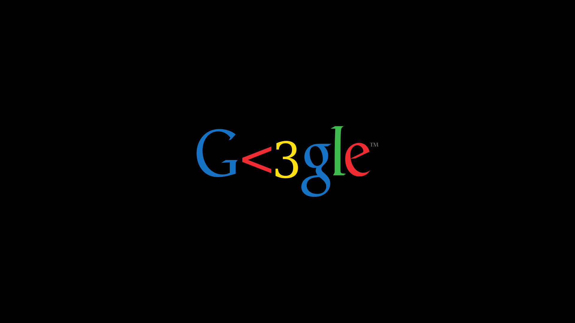 Google: The most visited website worldwide along with YouTube. 1920x1080 Full HD Wallpaper.