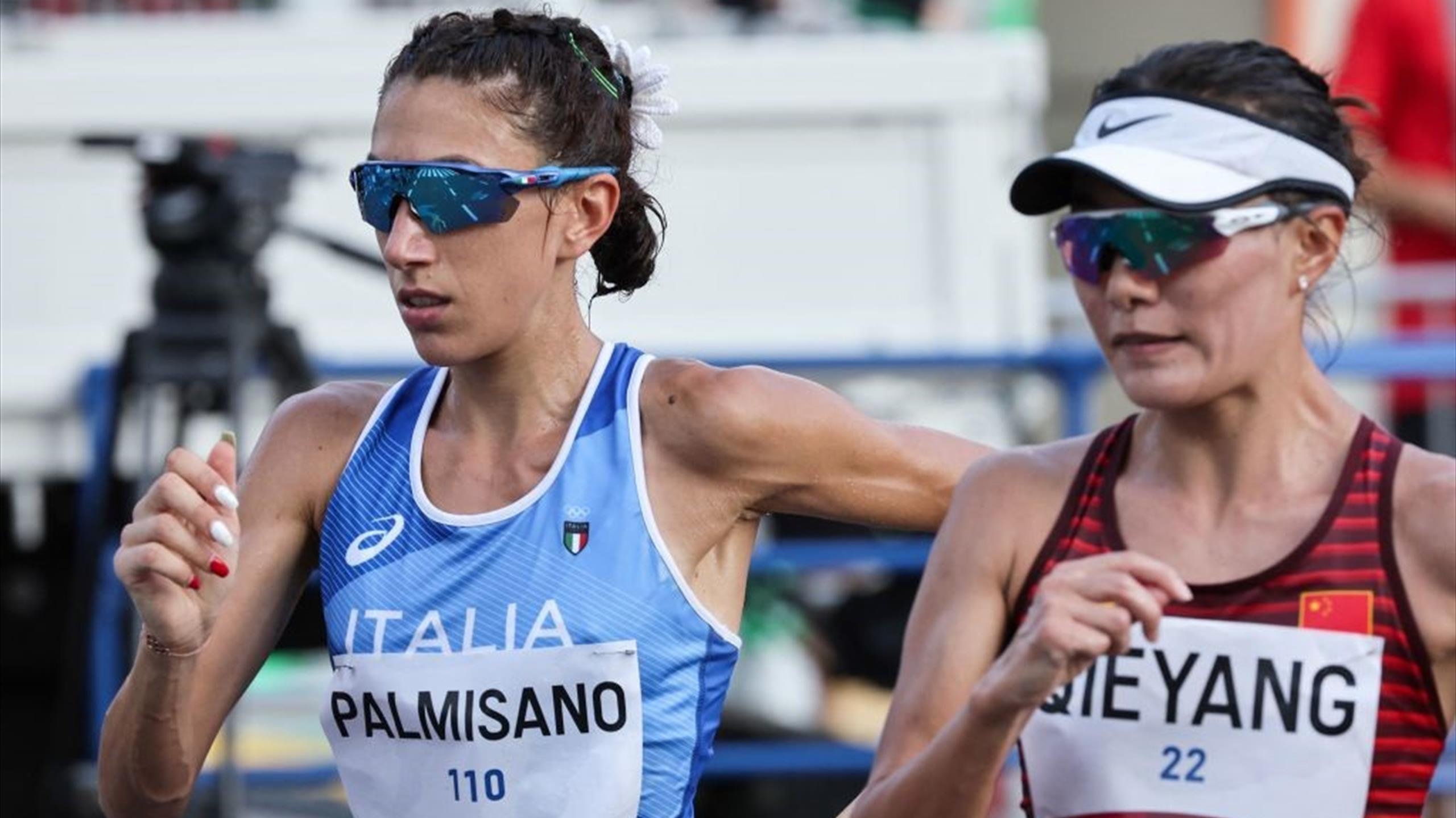 Antonella Palmisano, World Championships withdrawal, Hip inflammation, 2560x1440 HD Desktop