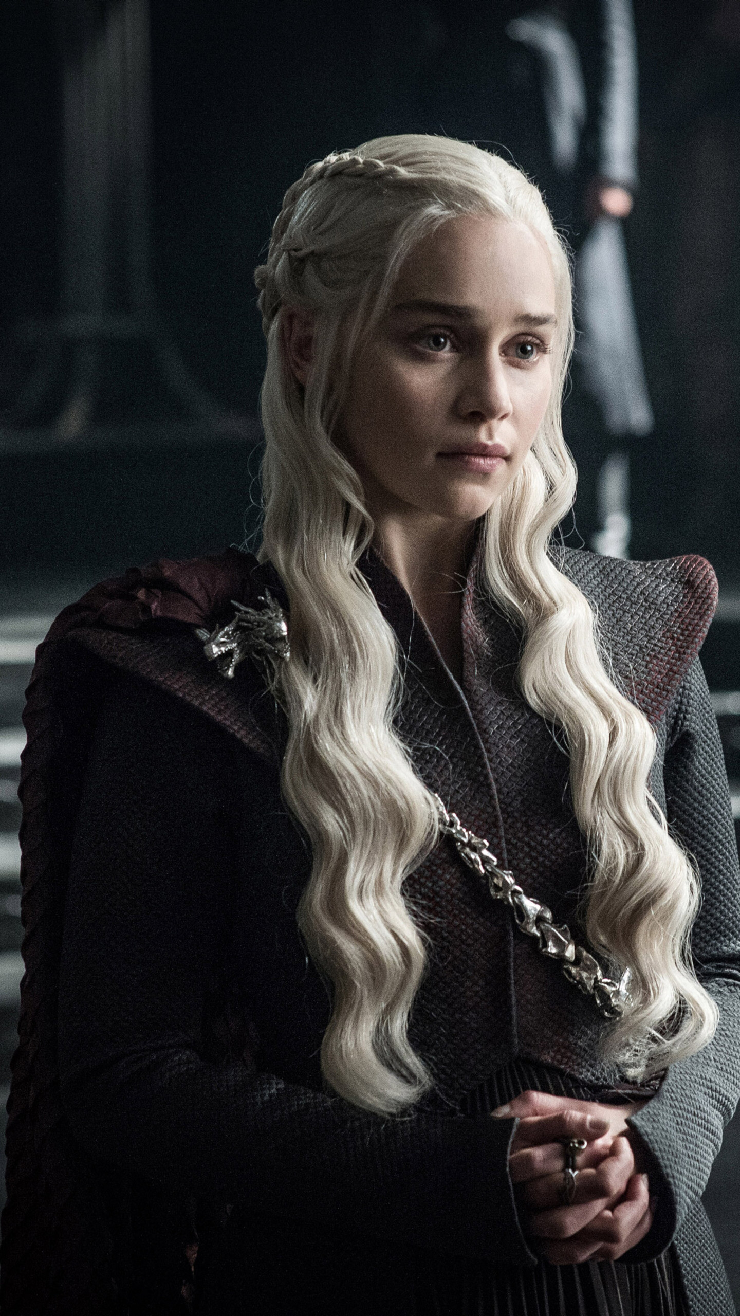 Game of Thrones: Emilia Clarke as Daenerys Targaryen, Season 7. 1440x2560 HD Wallpaper.