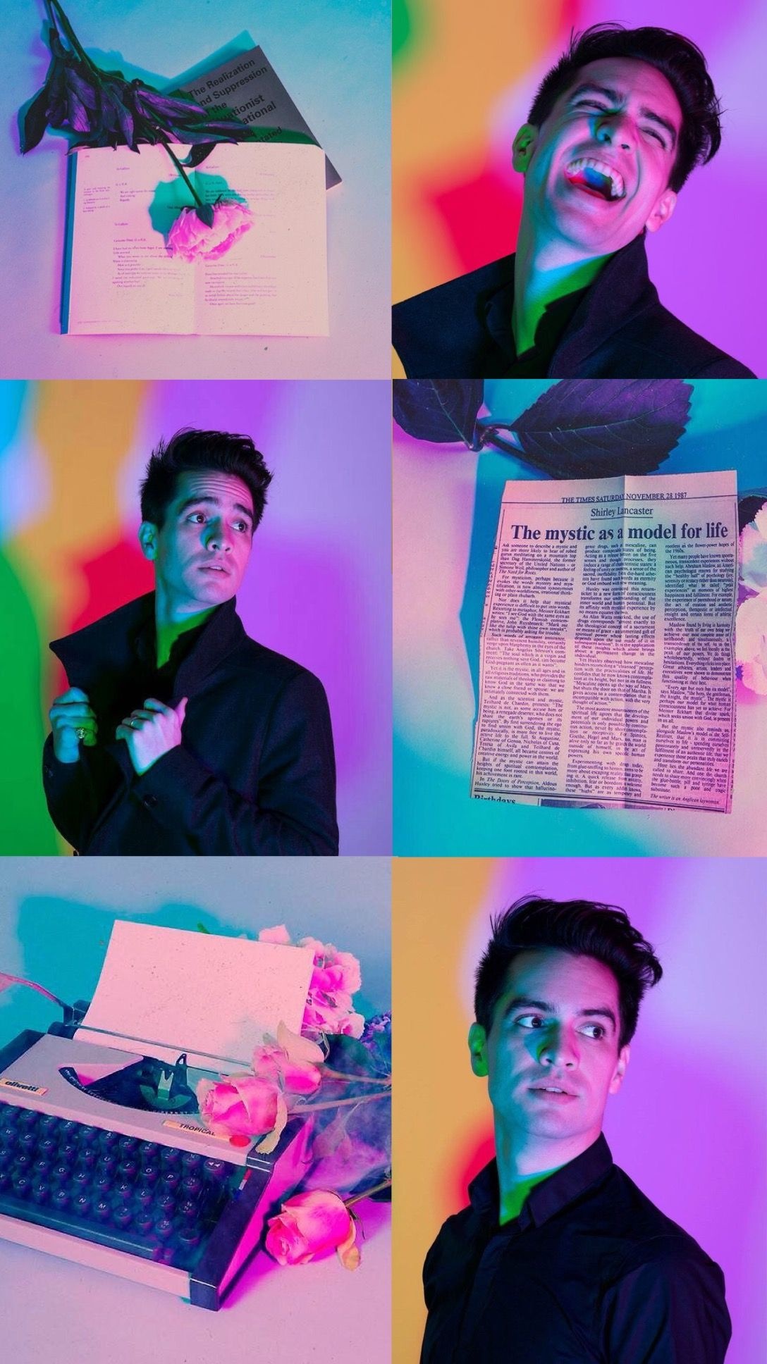 Brendon Urie, Talented musician, Artist wallpapers, Creative expressions, 1090x1940 HD Phone