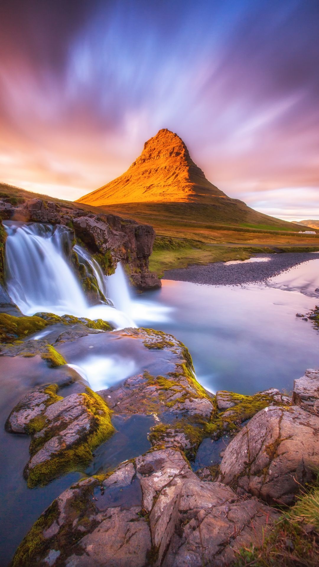 Kirkjufell, Iceland, Travels, Stunning iPhone wallpapers, 1080x1920 Full HD Phone