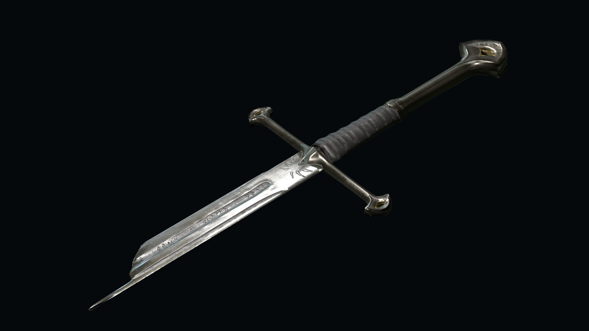 Narsil Sword, King Elendil's blade, Artistic rendition, Majestic weapon, 1920x1080 Full HD Desktop