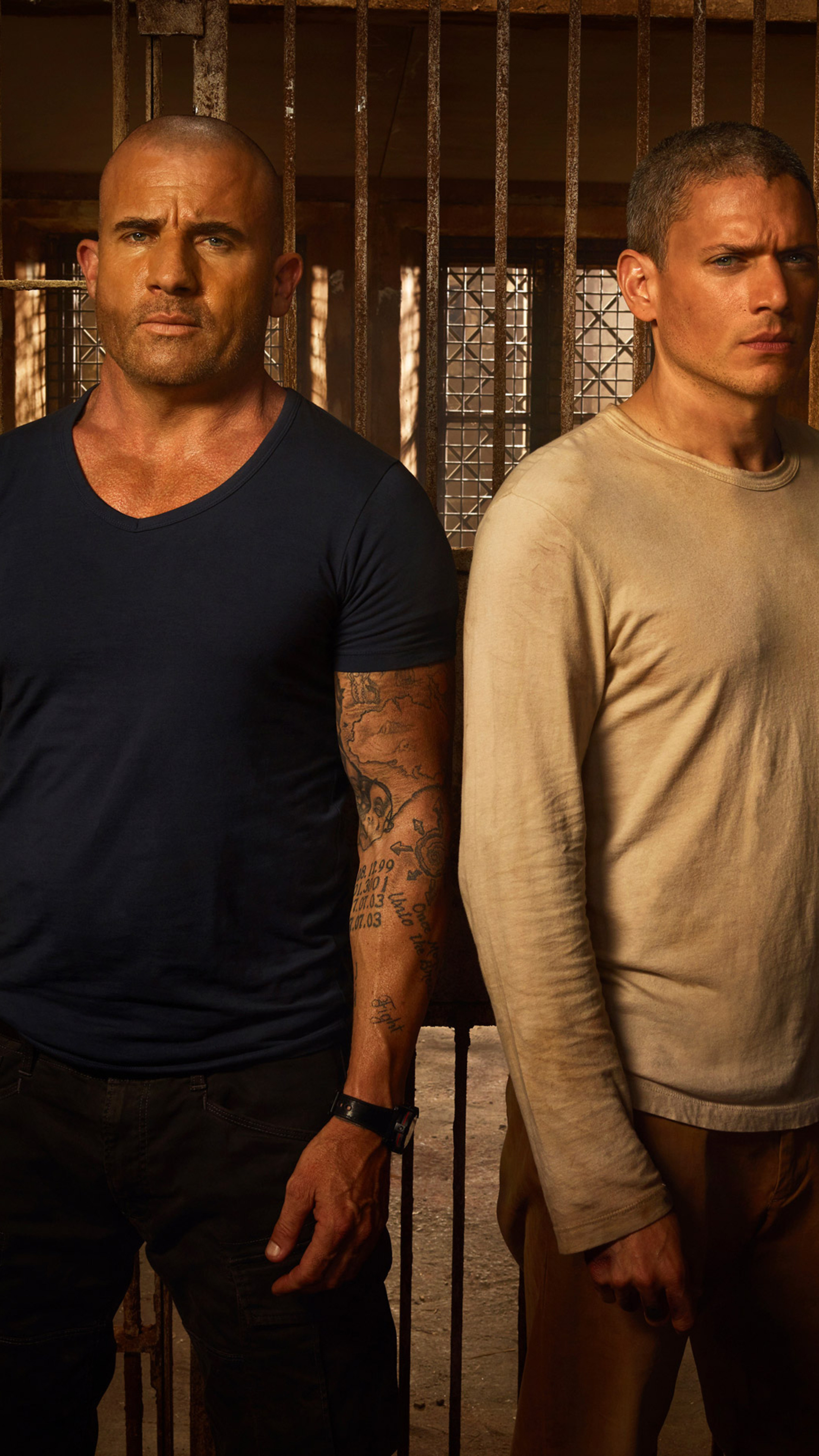 Prison Break TV Series, Michael Scofield, Lincoln Burrows, Sony Xperia, 2160x3840 4K Handy