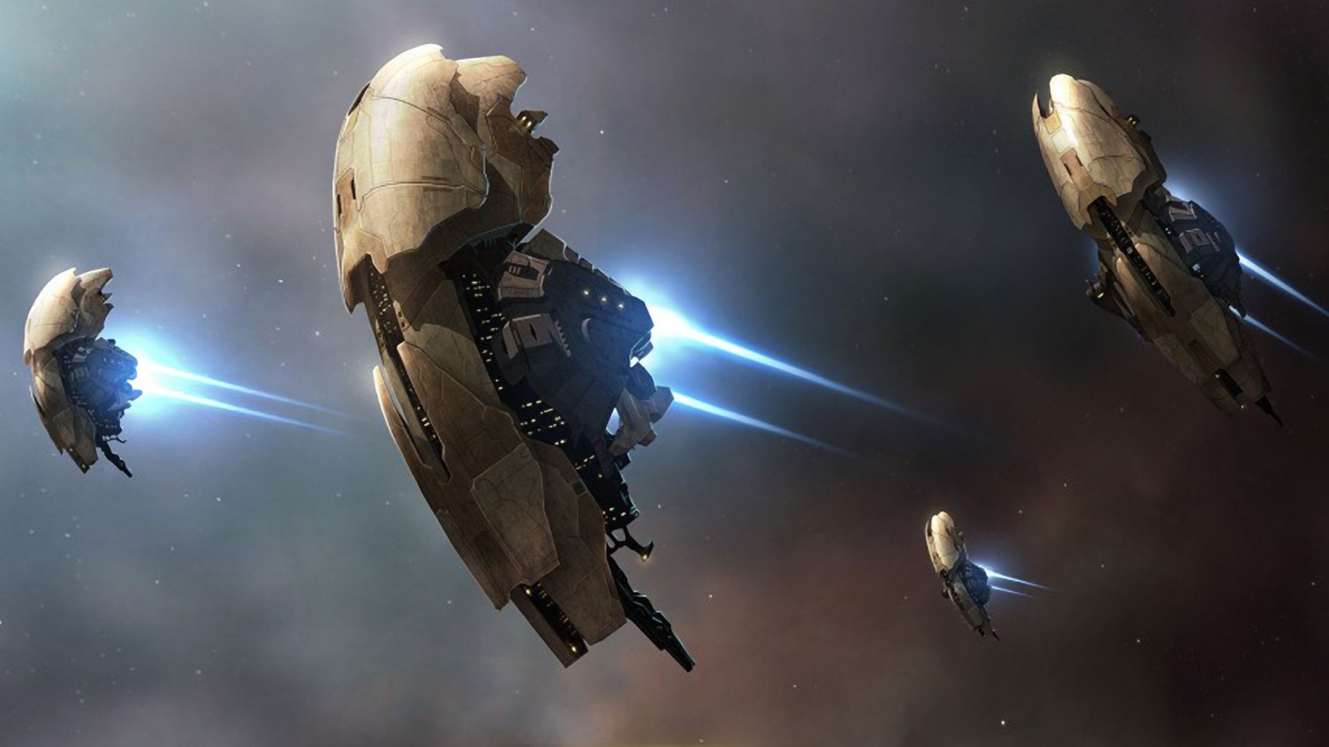 EVE Online, Outer space, Spaceships, Science fiction, 1920x1080 Full HD Desktop