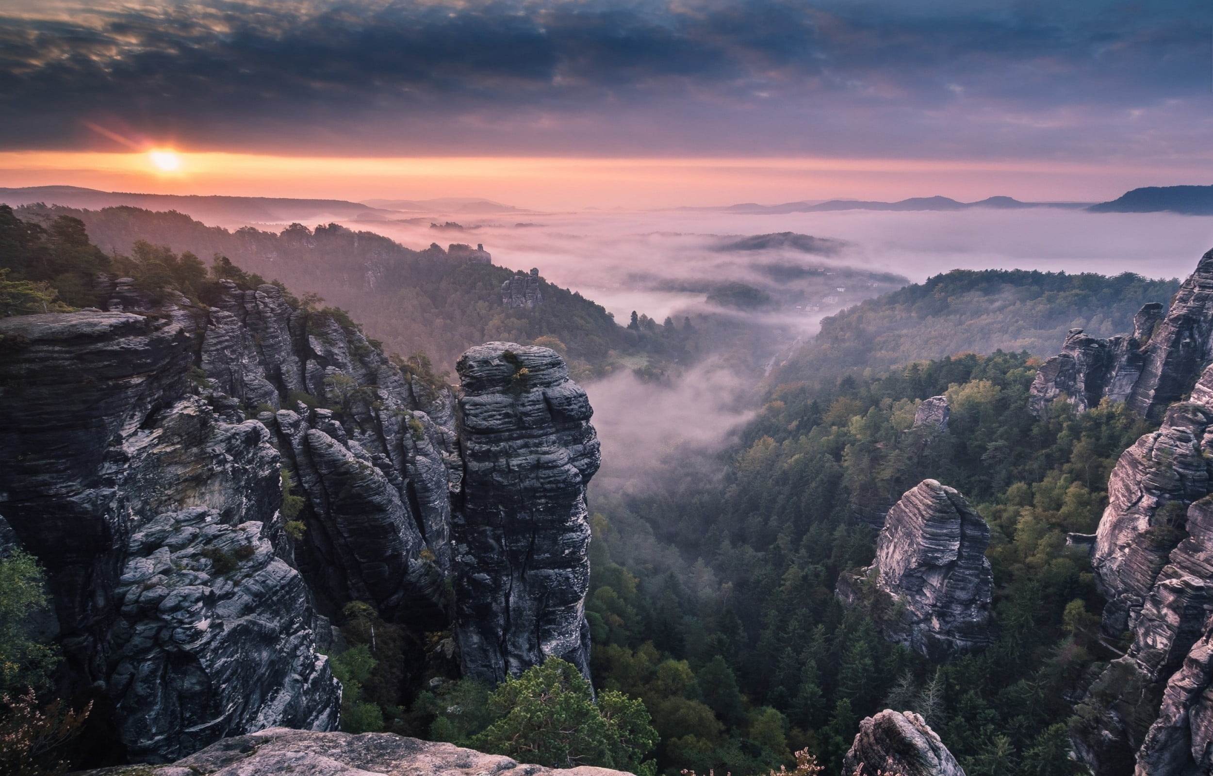 Zhangjiajie National Forest Park, Nature landscape, Germany mist, HD wallpaper, 2500x1600 HD Desktop