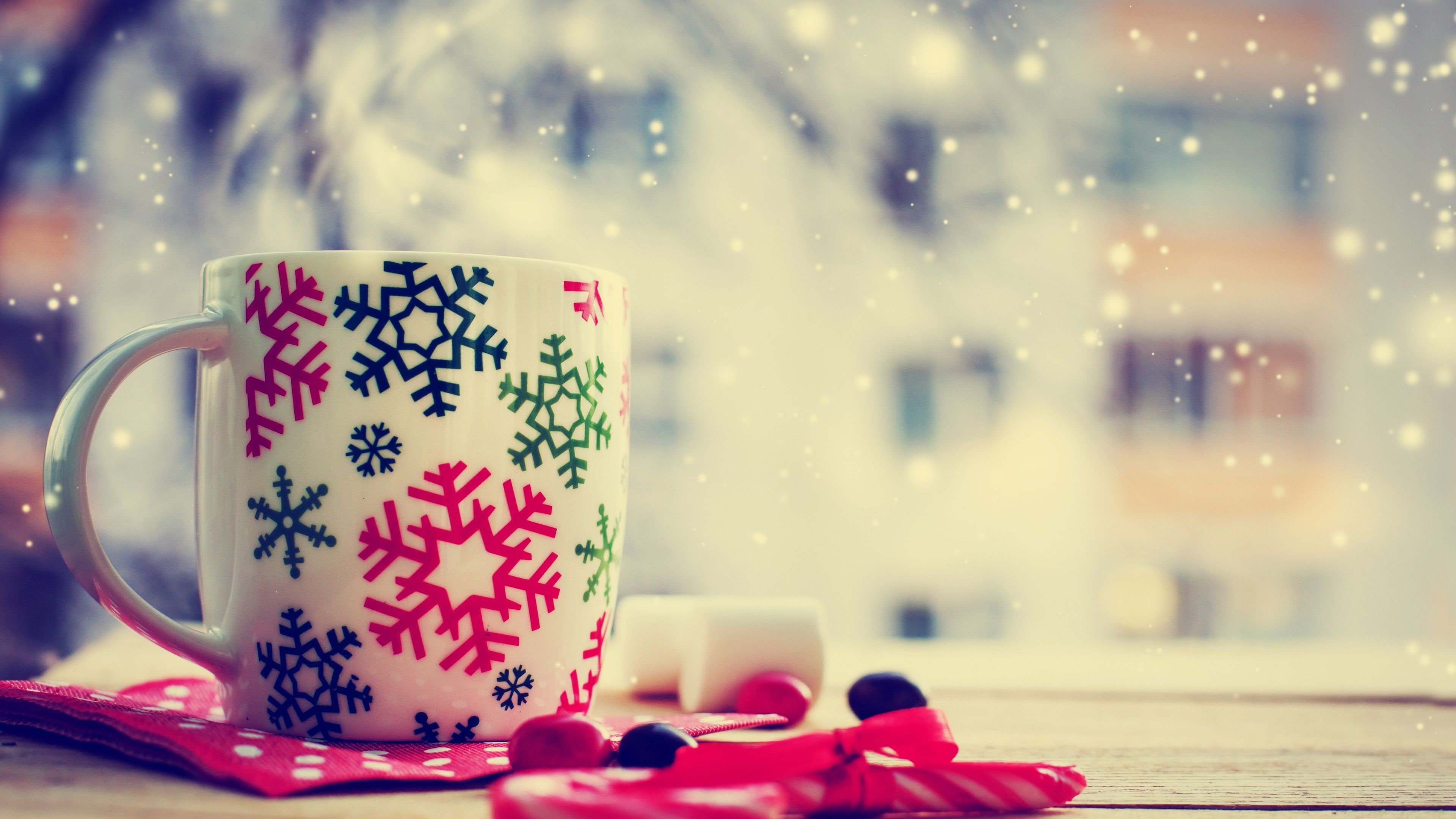 Christmas mug wallpapers, Top free backgrounds, Food, Wallpapers, 3840x2160 4K Desktop