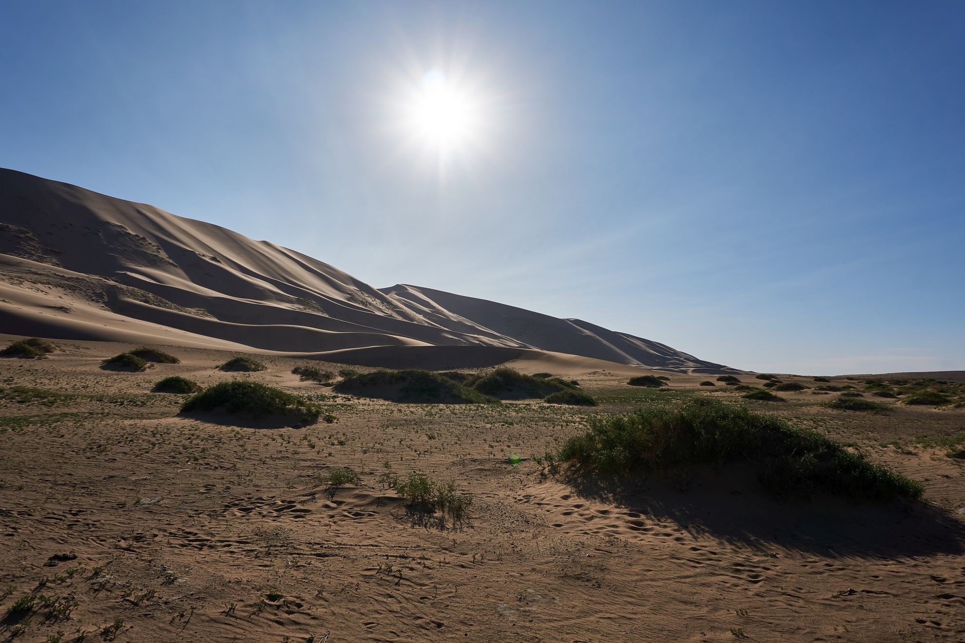 Gobi Desert, Cream voyage, Desert mystery, Sand dune secrets, 1980x1320 HD Desktop