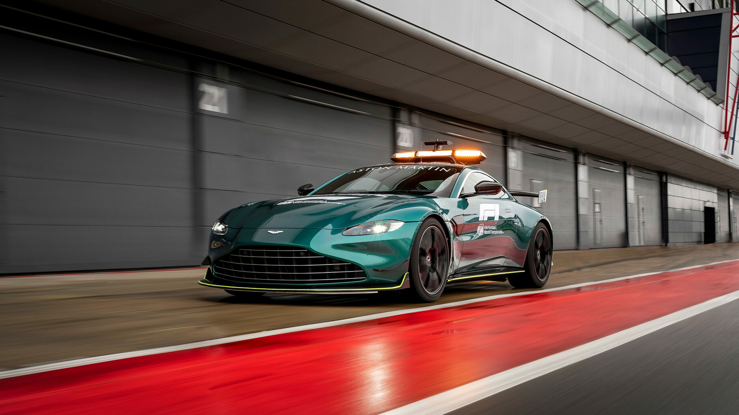 Aston Martin: One of the oldest sports car brands in the world, Vantage F1. 2560x1440 HD Background.