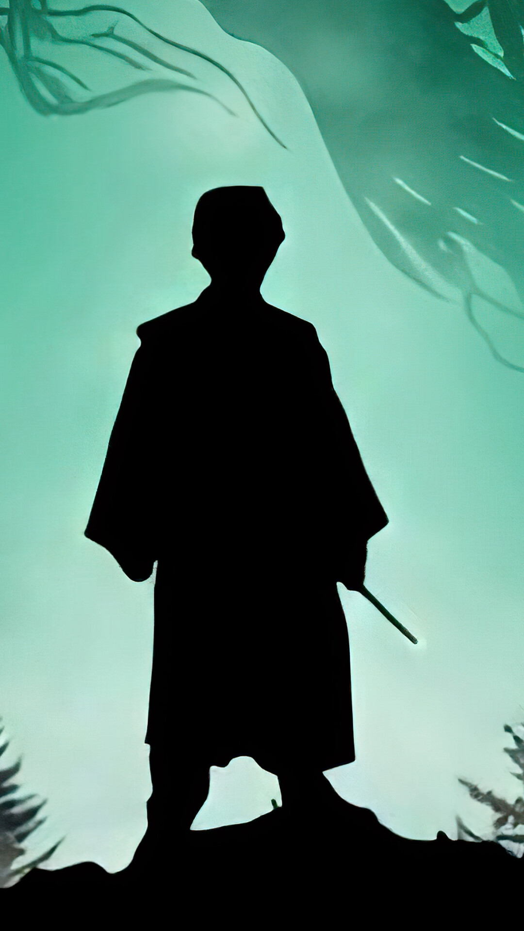 Harry Potter: An English half-blood wizard, and one of the most famous wizards of modern times. 1080x1920 Full HD Background.