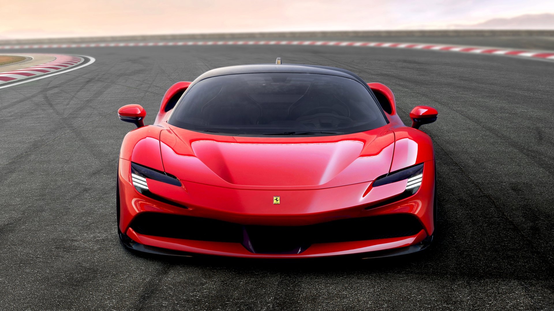 Ferrari SF90, Stradale power, 4K wallpaper, Supercar perfection, 1920x1080 Full HD Desktop