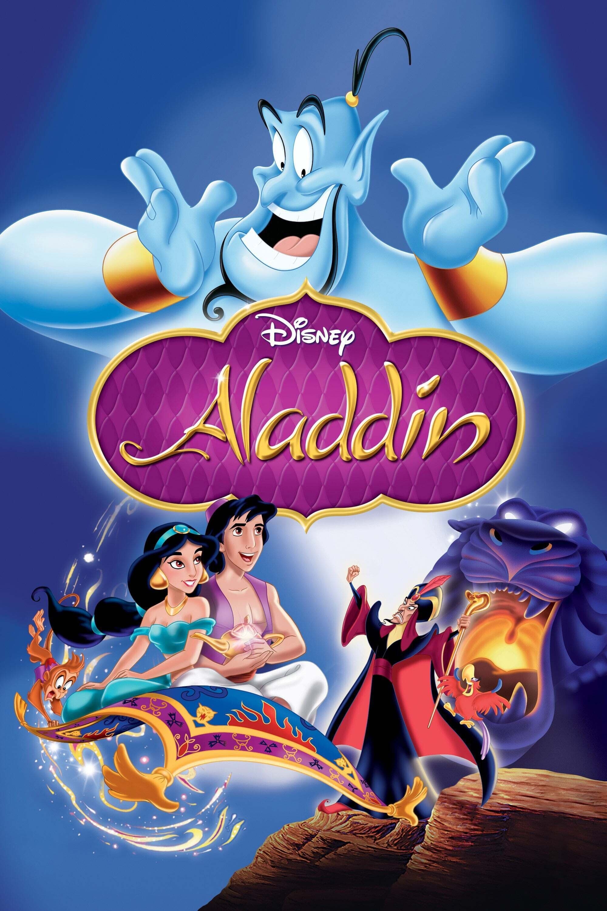Aladdin (Cartoon): The film was produced and directed by John Musker and Ron Clements from a screenplay they co-wrote with the writing team of Ted Elliott and Terry Rossio. 2000x3000 HD Background.