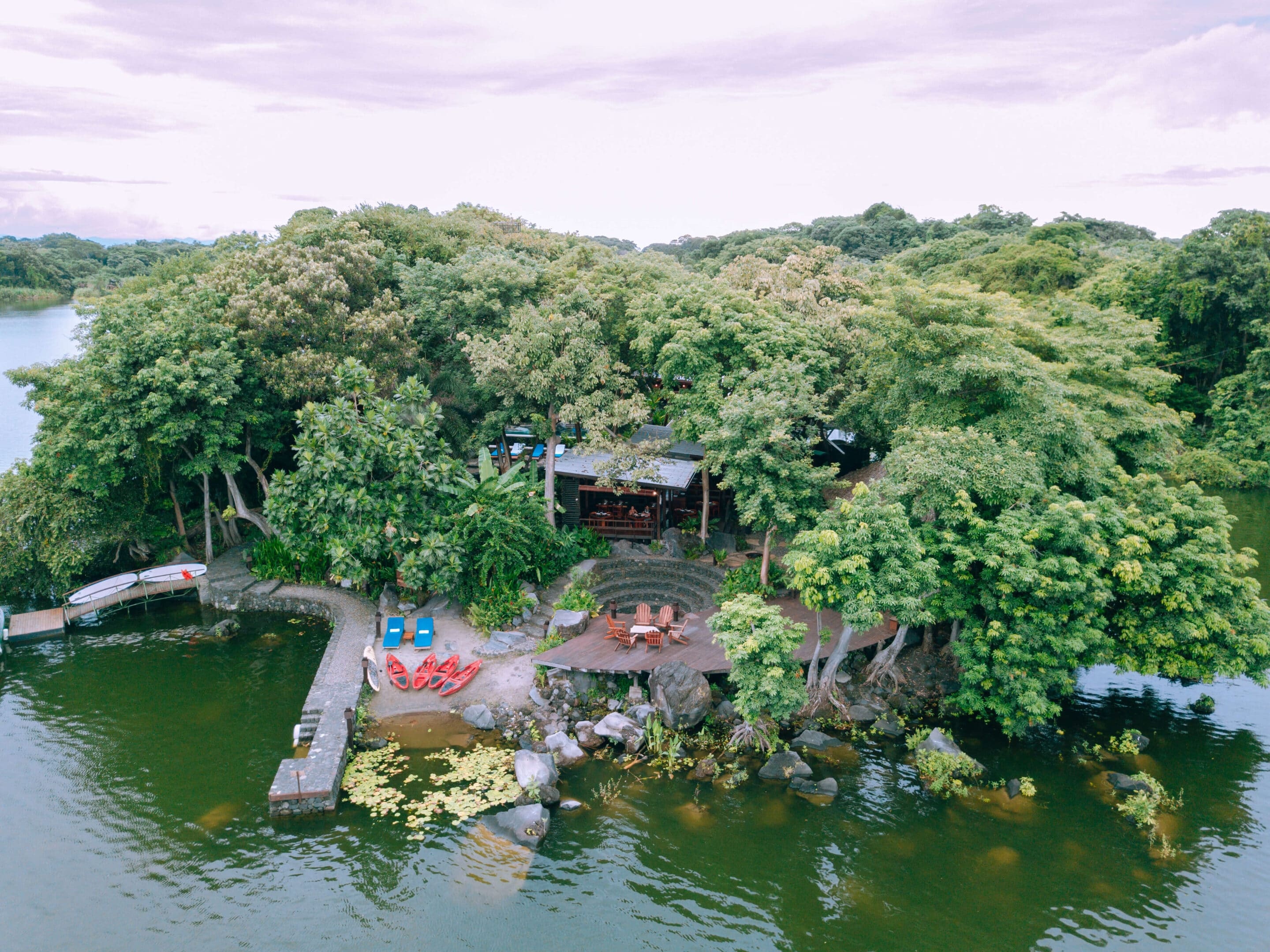 Jicaro Island Lodge, Lake Nicargua, Nicaragua, 2880x2160 HD Desktop