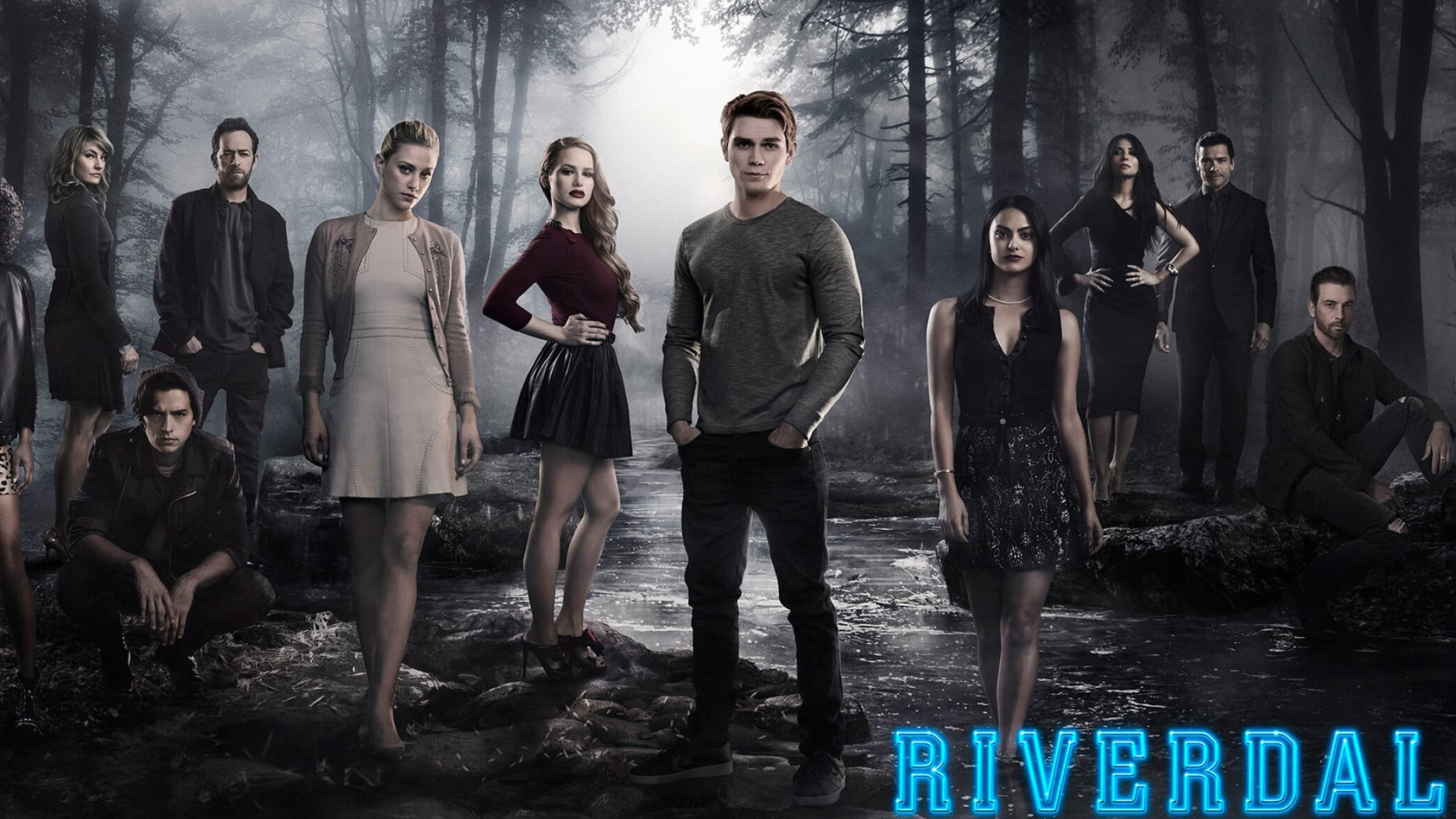 Riverdale (TV Series): The cast of the show is based on the characters of Archie Comics. 2560x1440 HD Background.