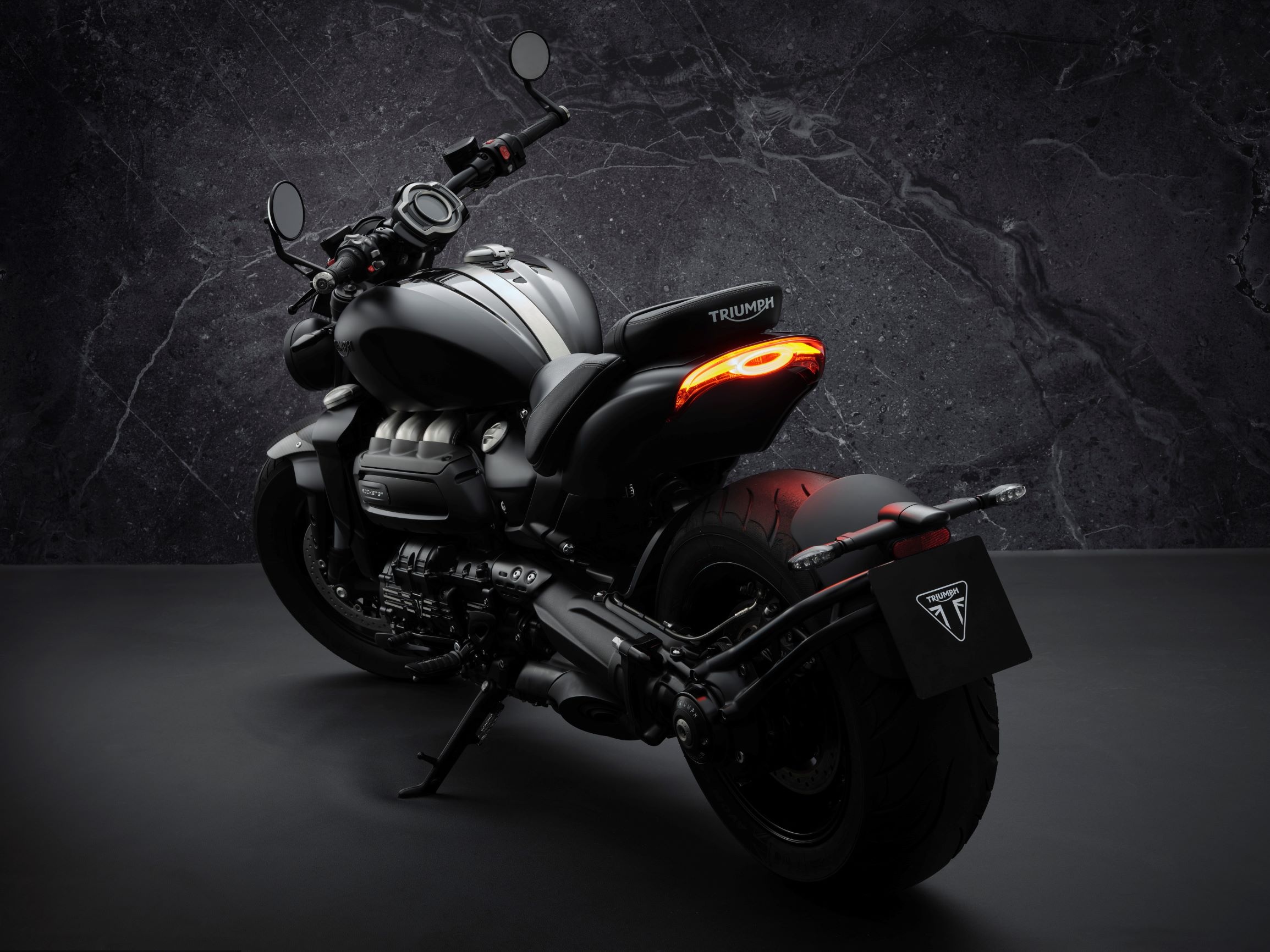 Triumph Rocket III, R and GT, Blacked out limited editions, Maxima, 2310x1740 HD Desktop