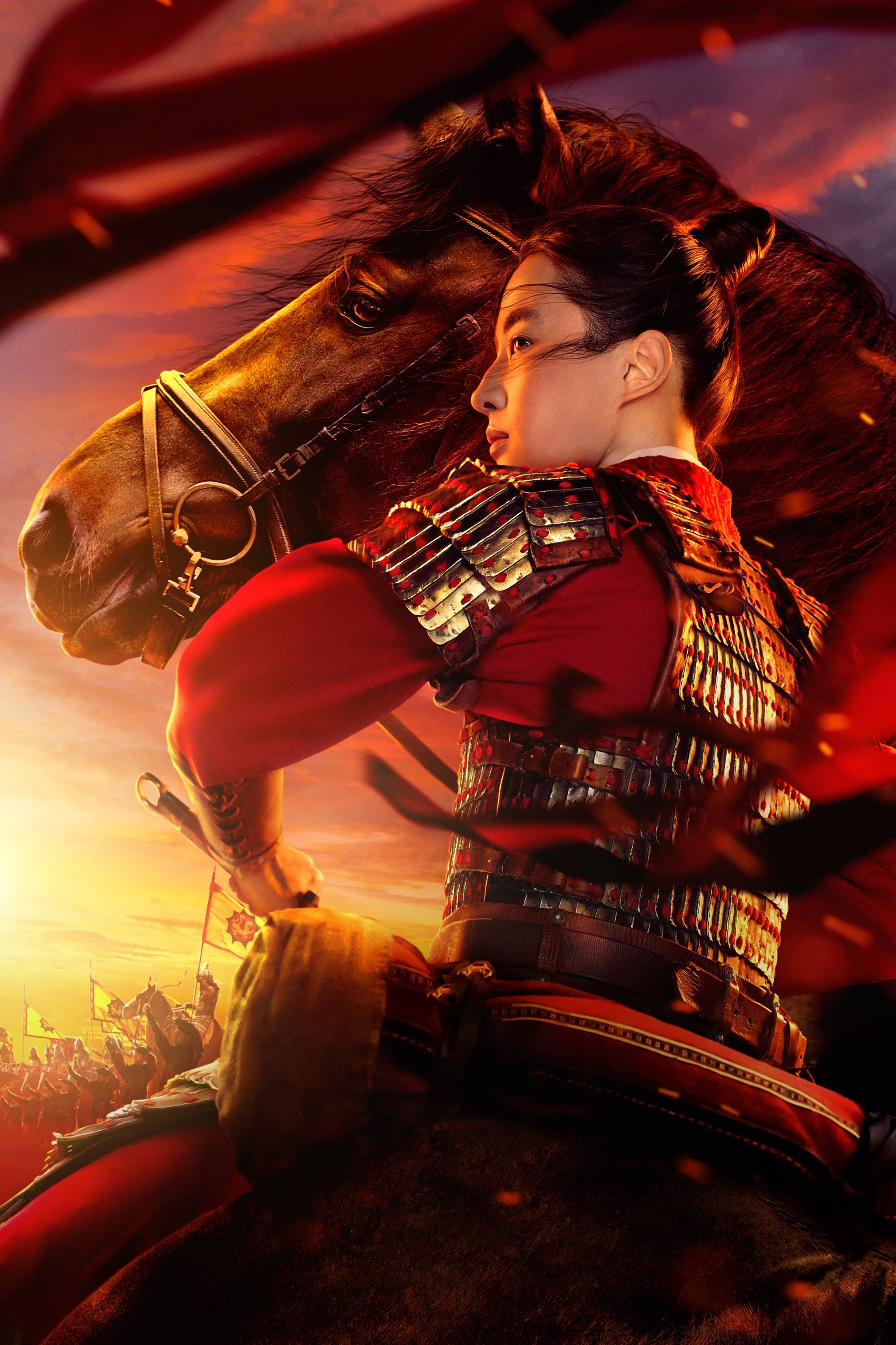 Mulan (Movie): A young Chinese woman who disguises herself as a man and joins the army to save her father's life. 2000x3000 HD Wallpaper.