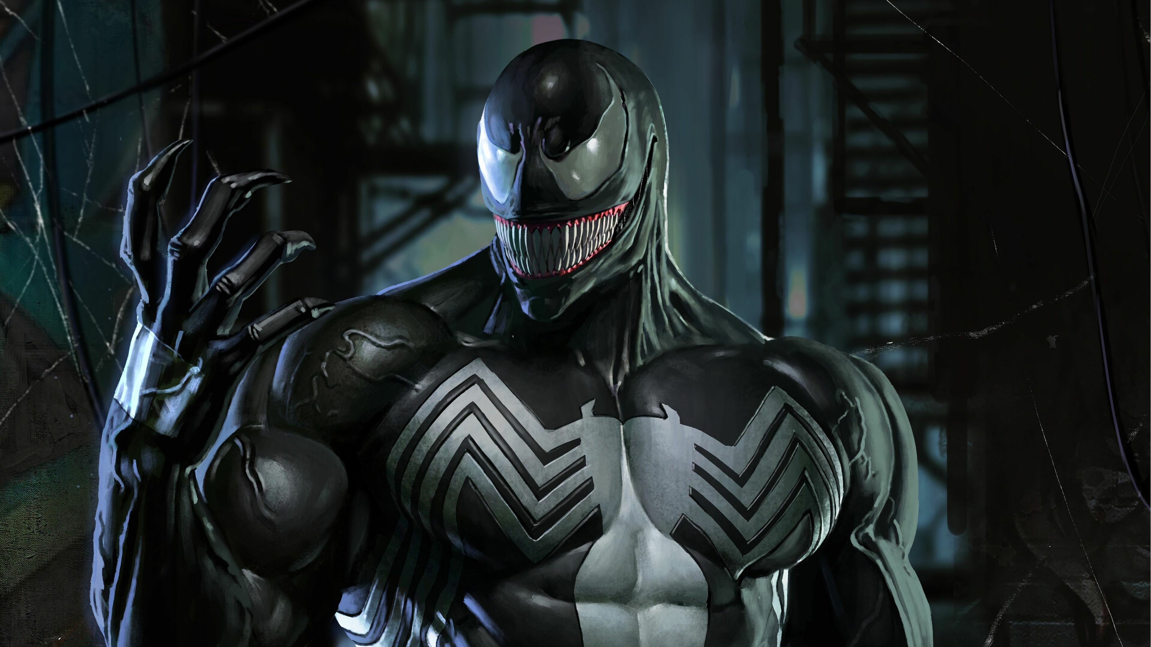 Official Venom wallpapers, Marvel's anti-hero, Dark and edgy, Eddie Brock's transformation, 3840x2160 4K Desktop