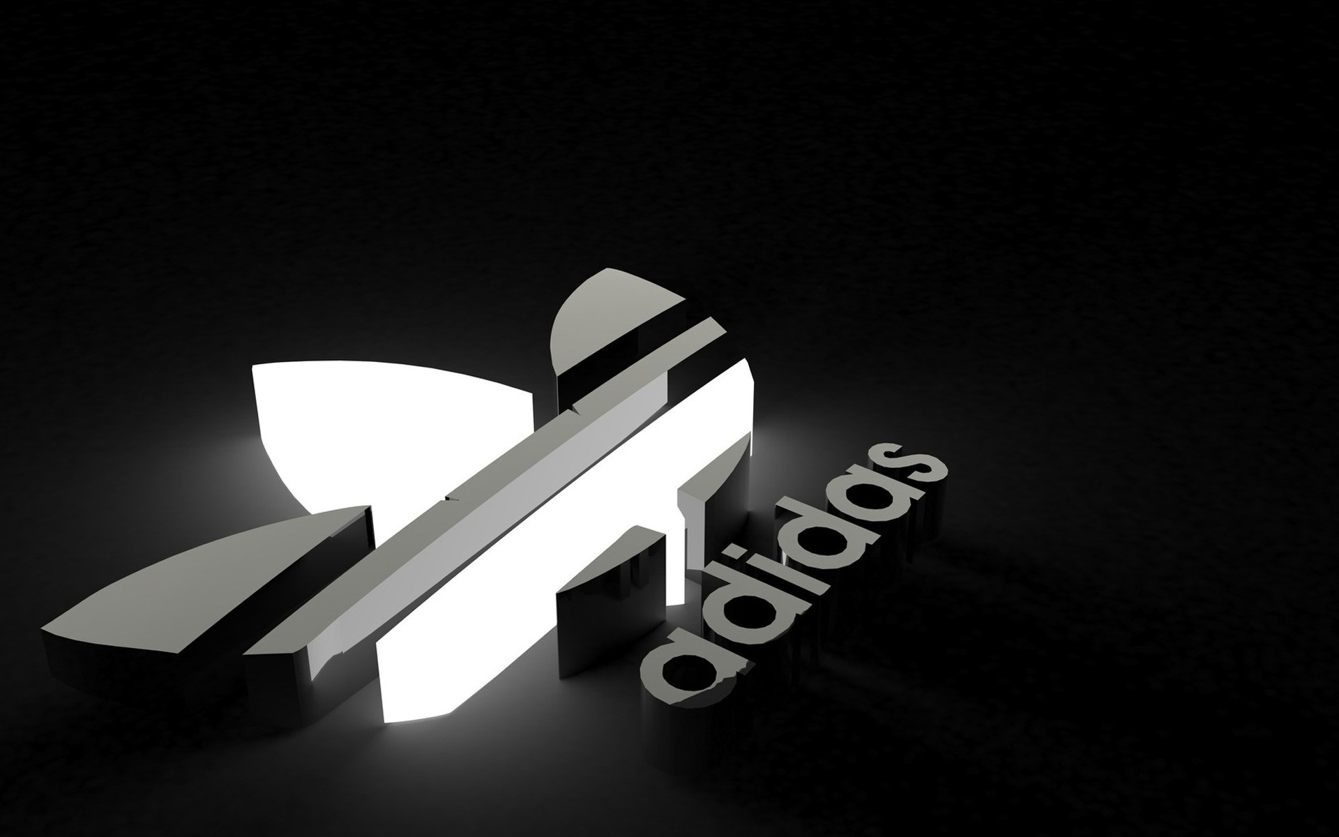 Adidas logo, 3D design, 4K wallpapers, Visual aesthetics, 1920x1200 HD Desktop