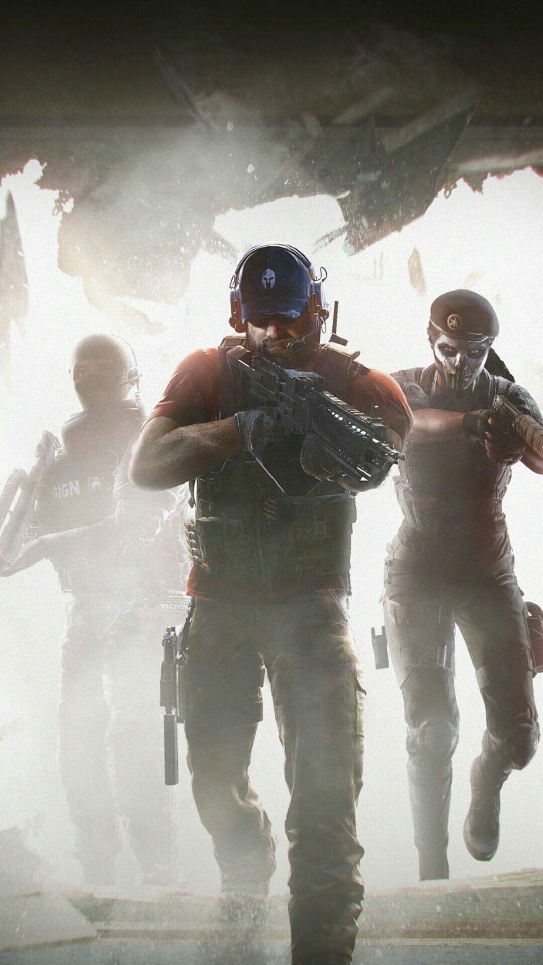Ghost Recon: Wildlands: Operation Archangel, The summer 2018 DLC that features characters from Tom Clancy's Rainbow 6: Siege. 1080x1920 Full HD Background.