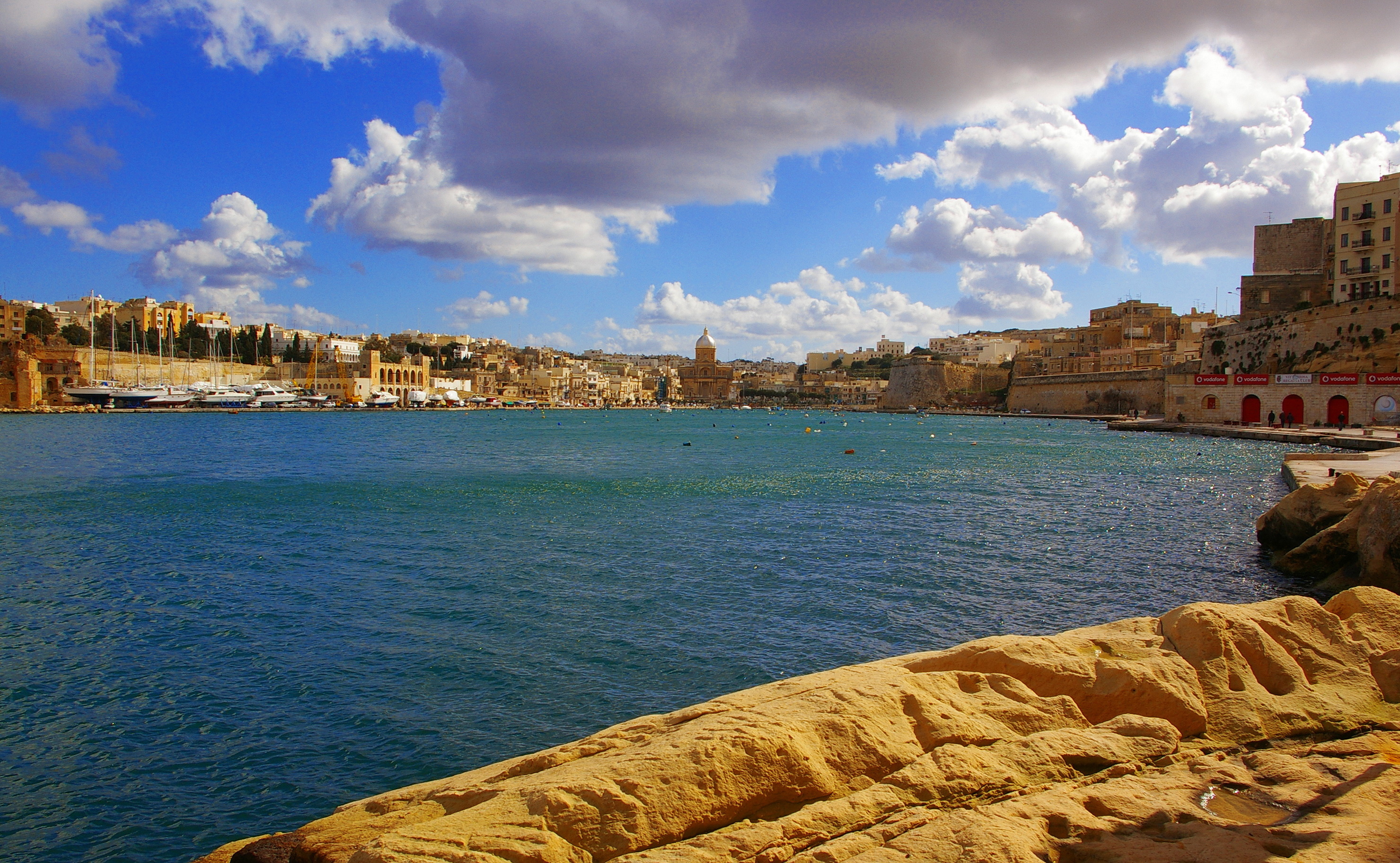 Malta, Desktop wallpapers, Kalkara city, Urban beauty, 2960x1830 HD Desktop