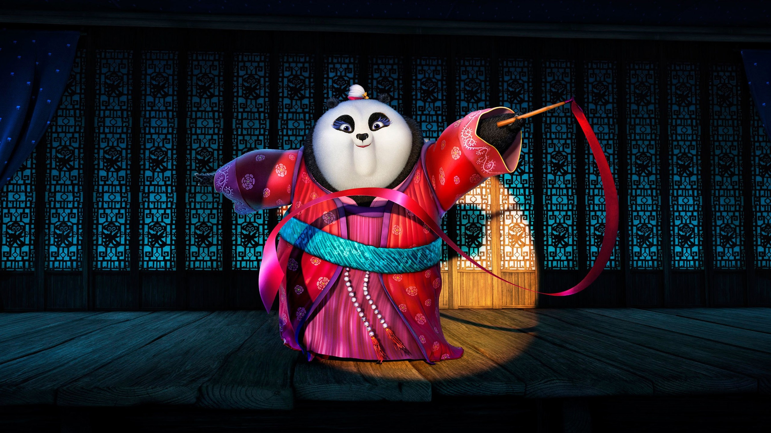 Kung Fu Panda, Mei Mei, Heroic movies, Breathtaking visuals, 2560x1440 HD Desktop