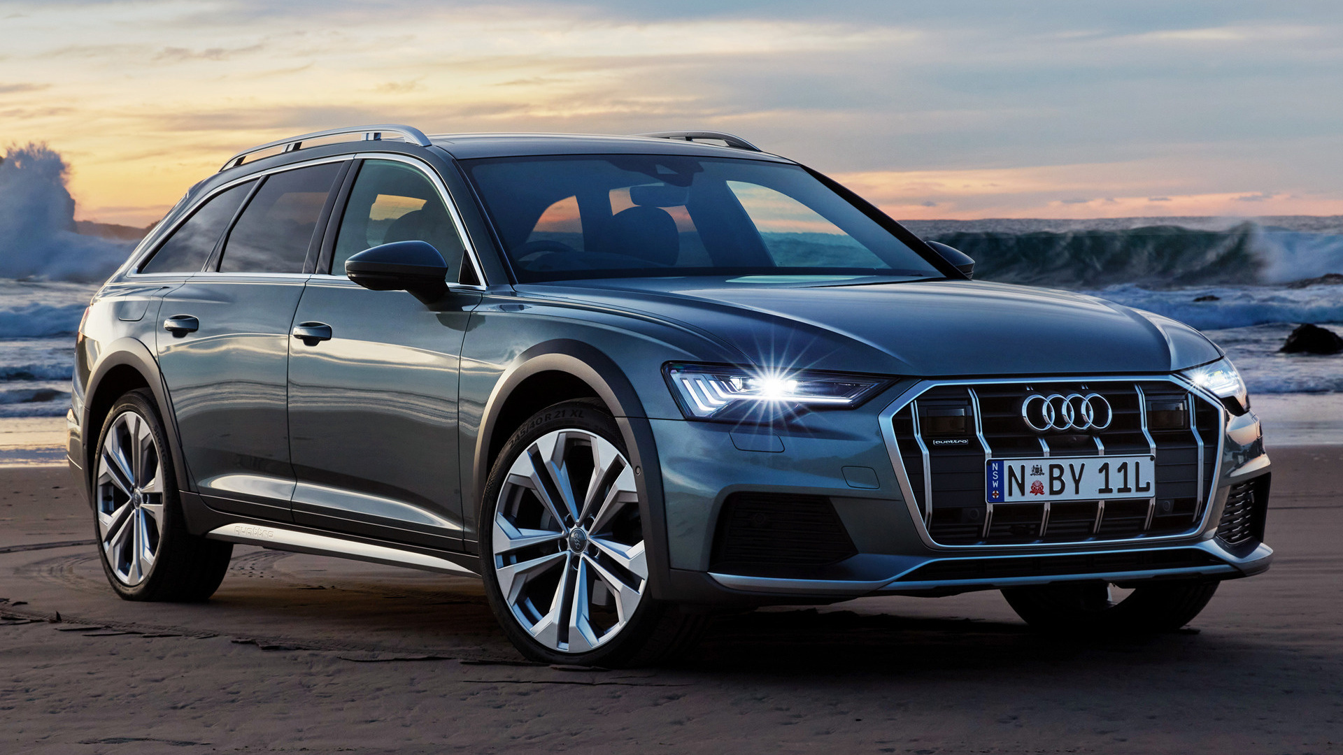 Audi A6 Allroad, Premium luxury, Off-road capabilities, Cutting-edge technology, 1920x1080 Full HD Desktop