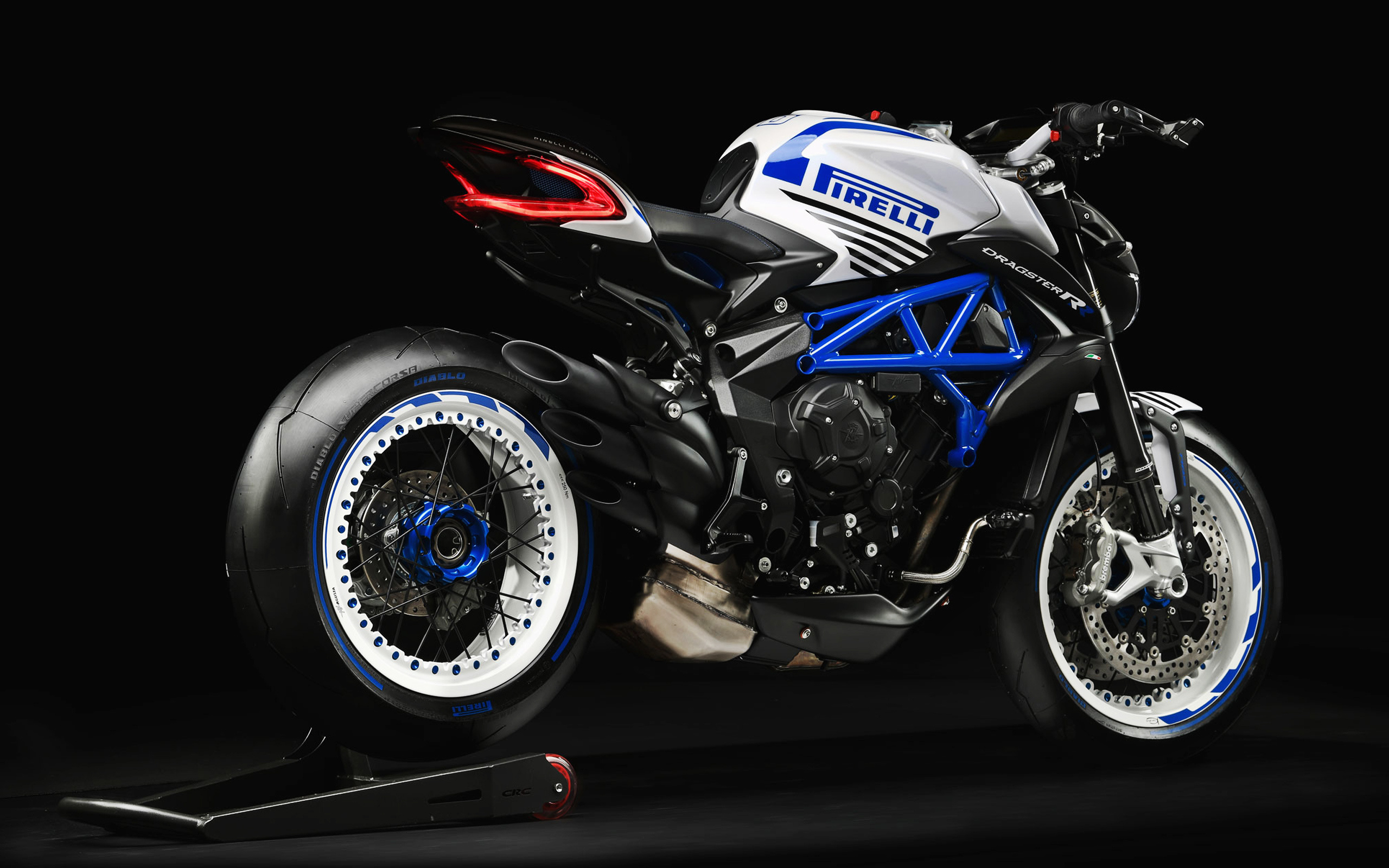 MV Agusta Dragster, 2019 Pirelli edition, White and blue design, High-quality images, 2560x1600 HD Desktop