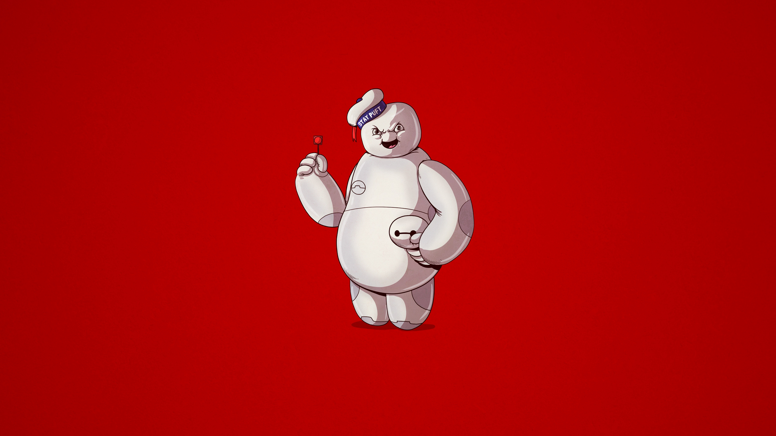 Marshmallow, Ghostbusters, Movies, paranormal entity, 2560x1440 HD Desktop