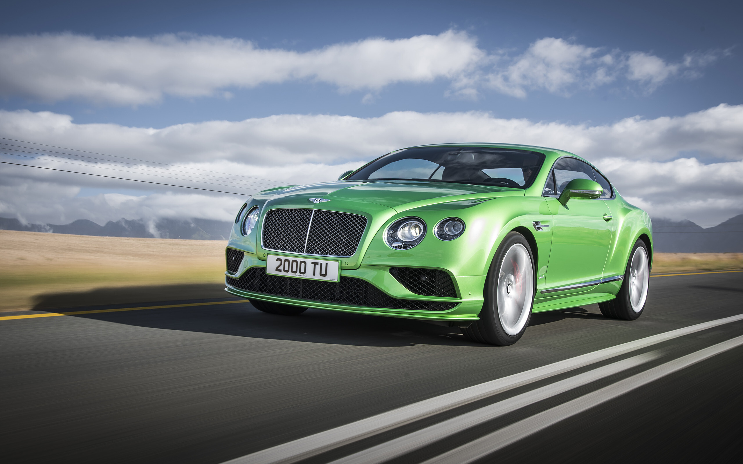 Bentley: 2016 Continental GT Speed, Automotive design. 2560x1600 HD Wallpaper.