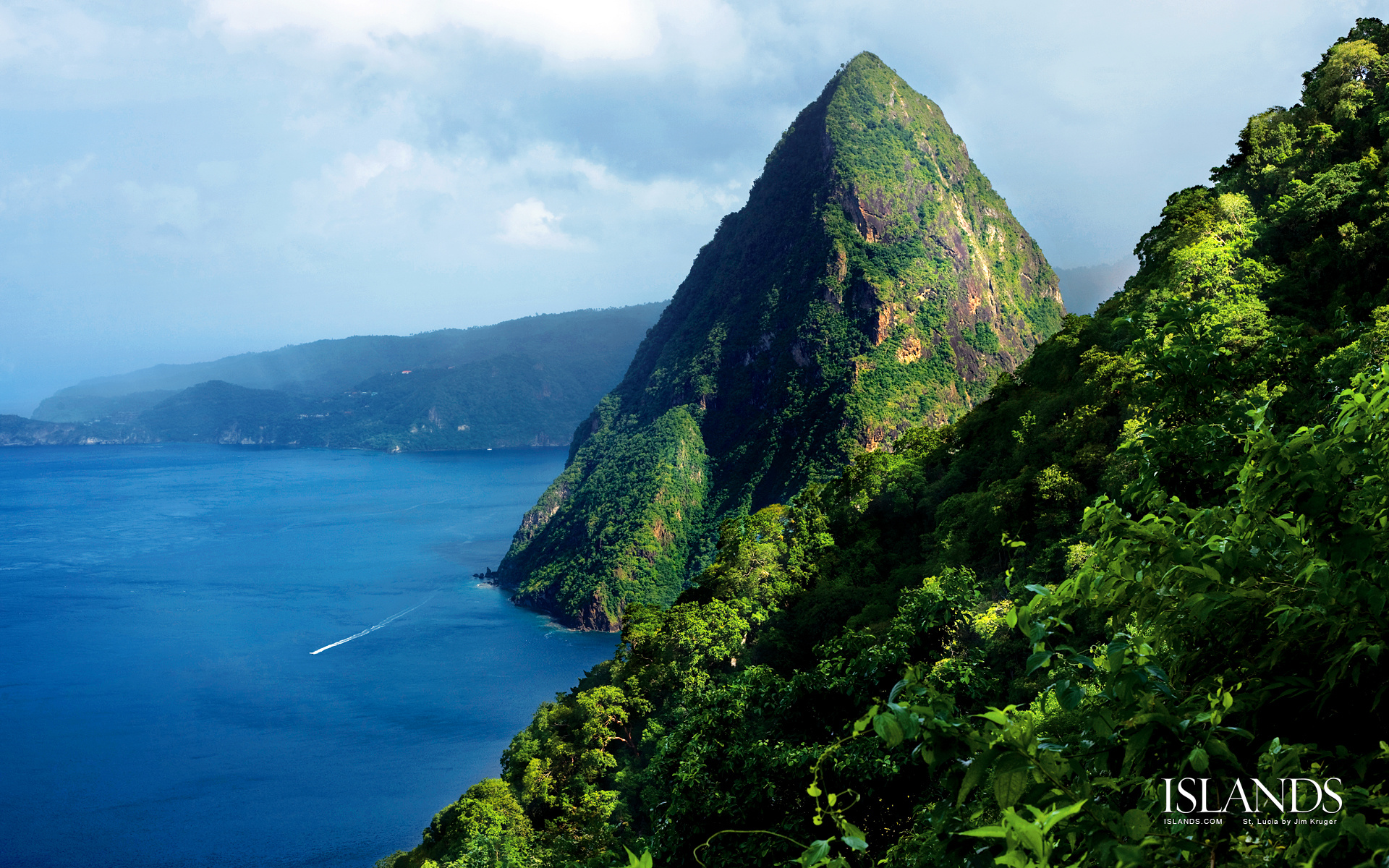St. Lucia wallpapers, Tropical paradise, Vivid landscapes, 1920x1200 HD Desktop
