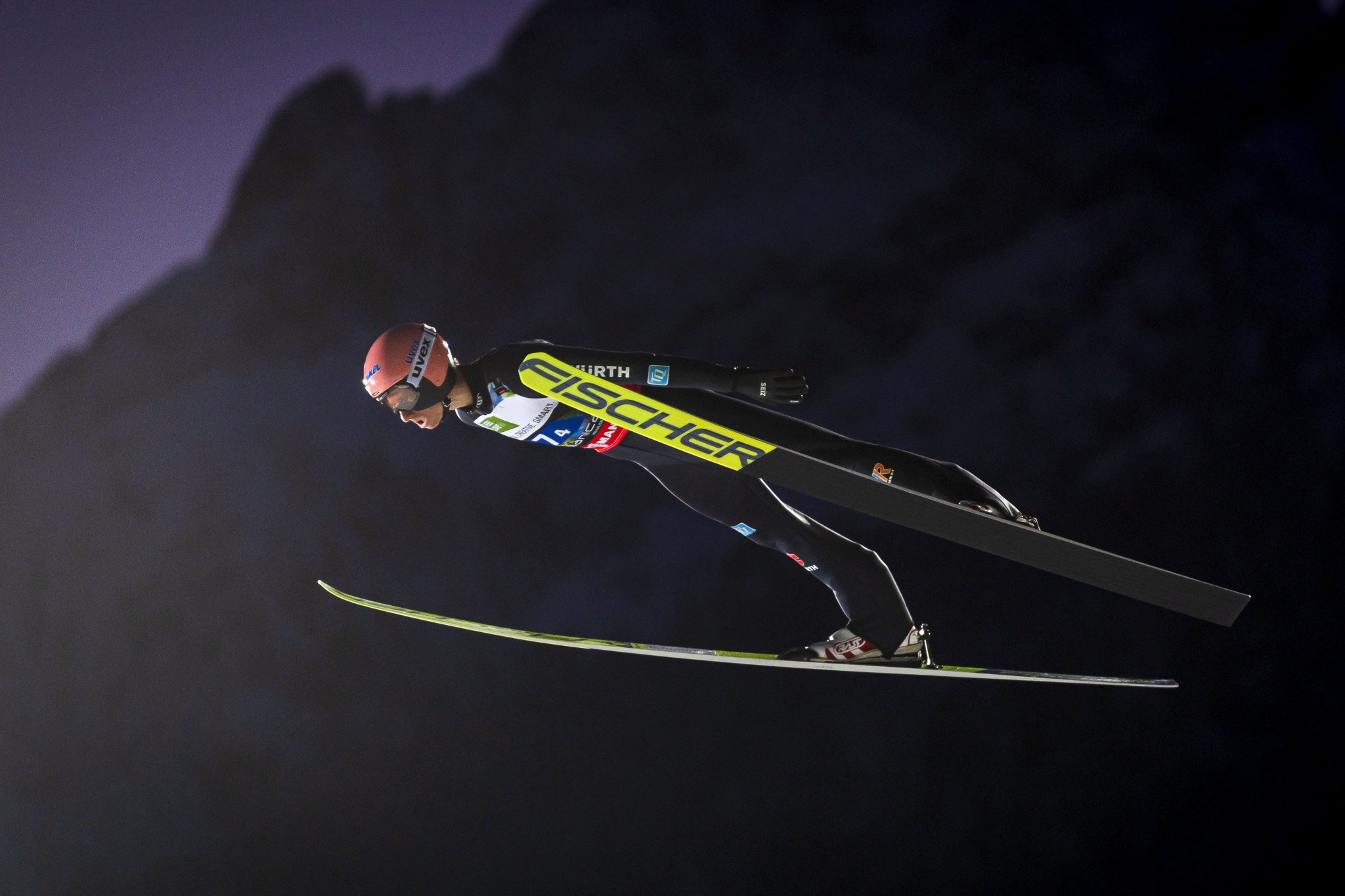 Ski jumping, Exciting winter sport, Gravity-defying leaps, Competitive spirits, 2050x1370 HD Desktop