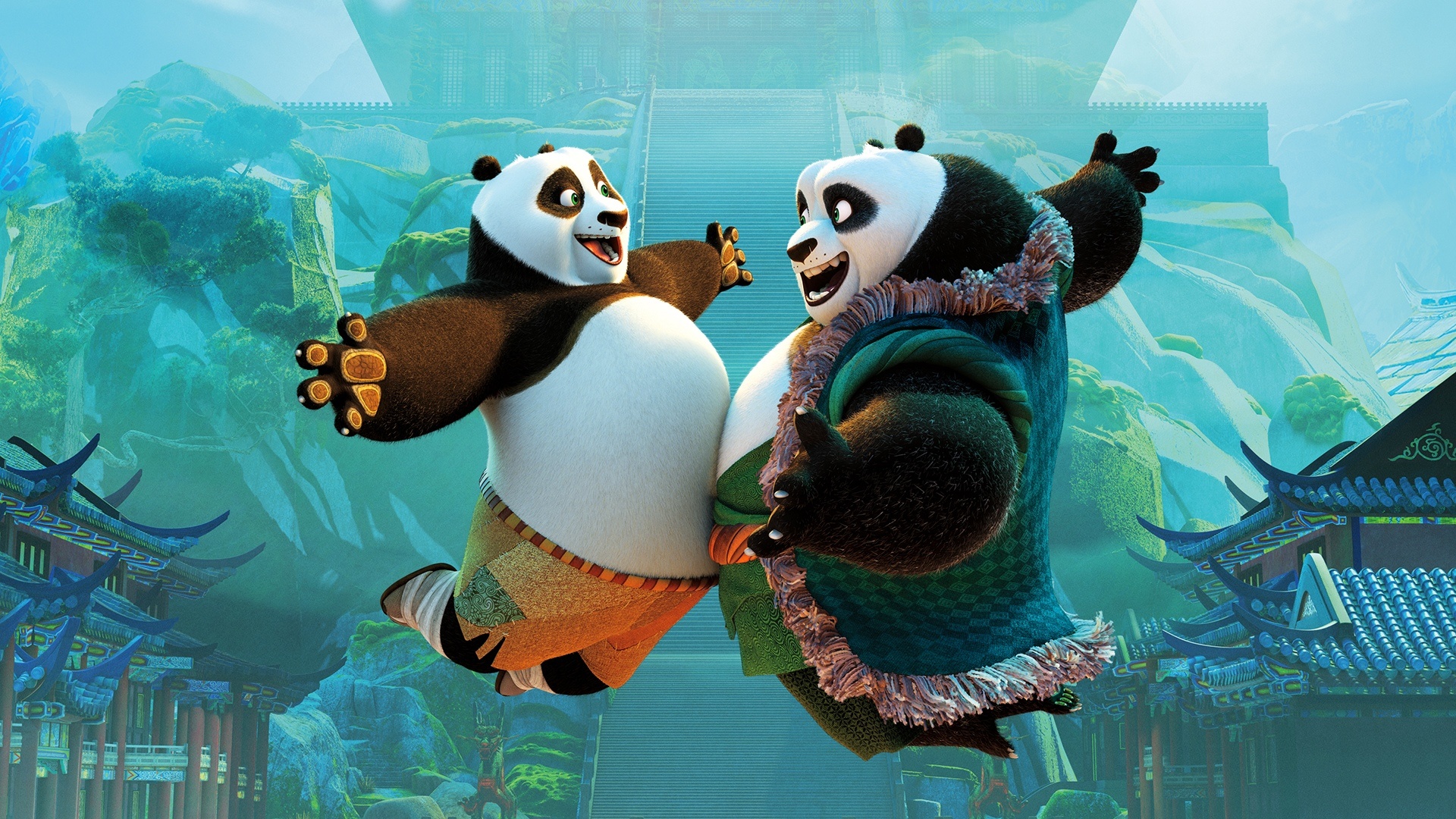 Kung Fu Panda, Kung Fu Panda 3 hintergrundbild, Click wallpapers, Panda's wallpaper, 1920x1080 Full HD Desktop