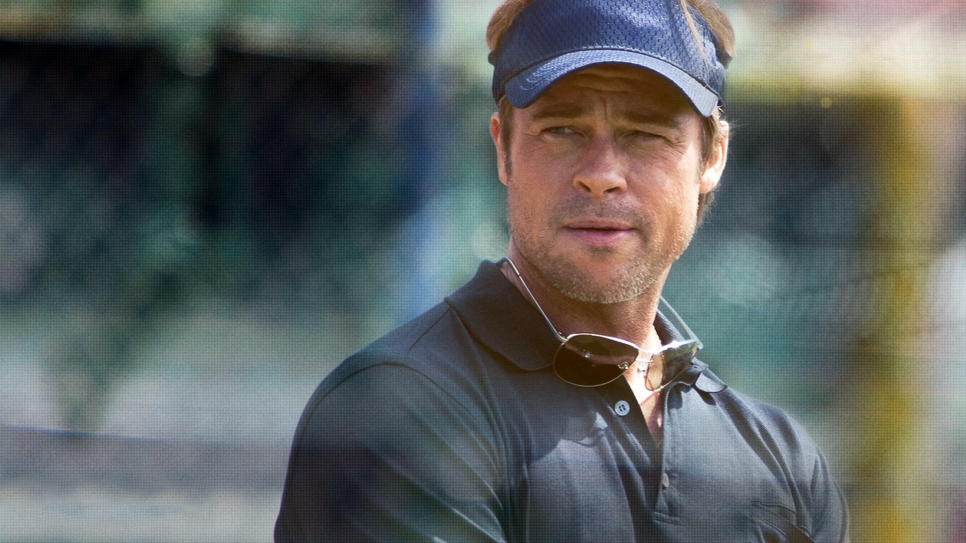 Moneyball: Brad Pitt as Billy Beane, the general manager of the Oakland Athletics. 1920x1080 Full HD Wallpaper.