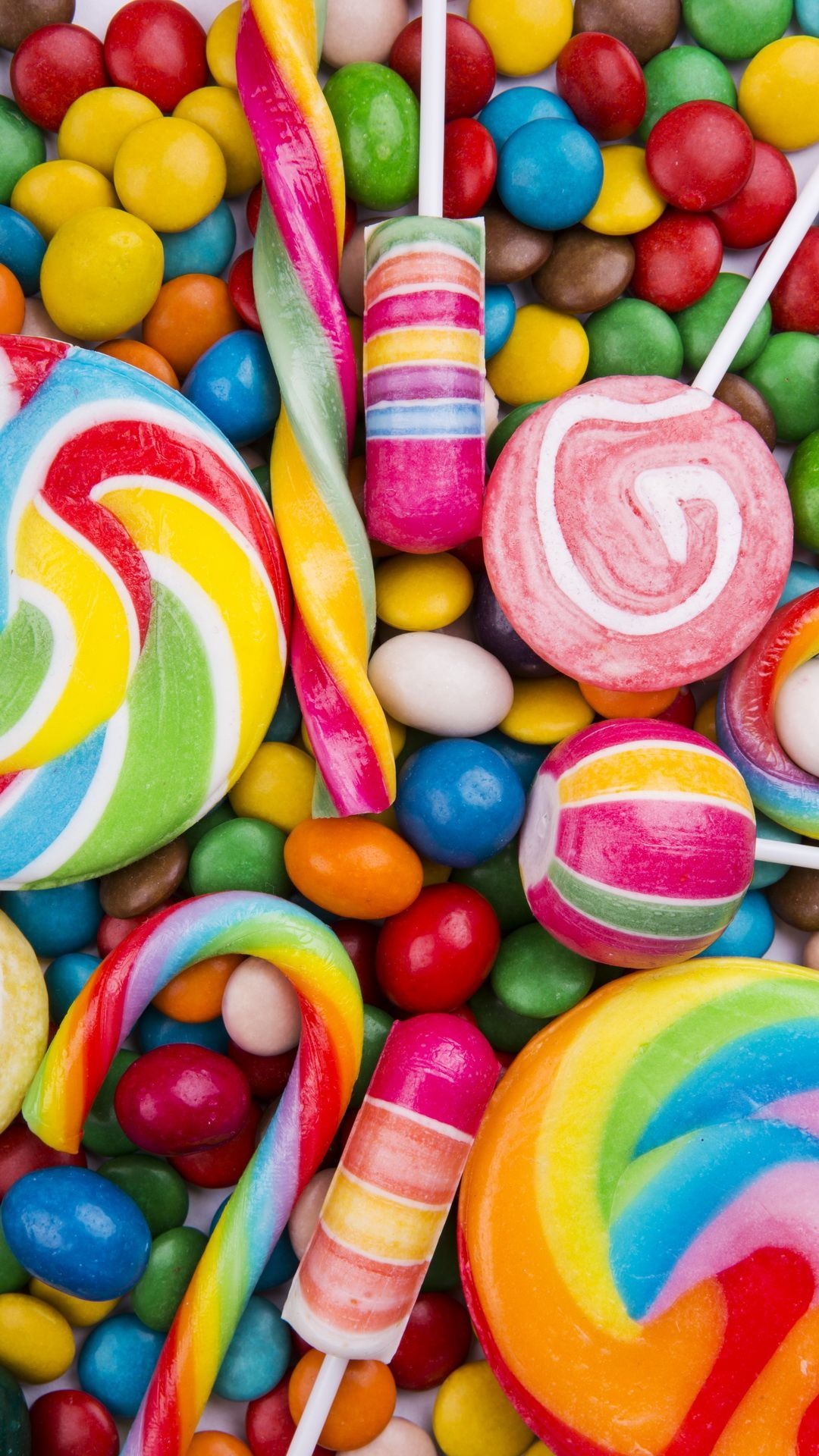 Candies wallpaper, Colorful and vibrant, Irresistible treats, Mouthwatering delight, 1080x1920 Full HD Handy