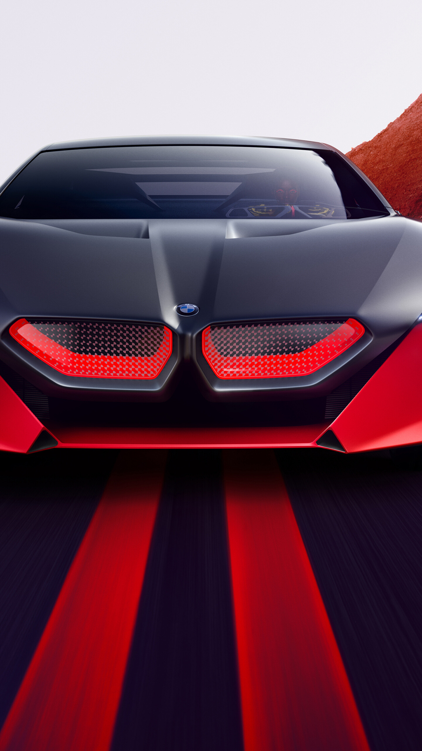 BMW: German luxury car brand, Vision M Next, Concept car. 1440x2560 HD Wallpaper.