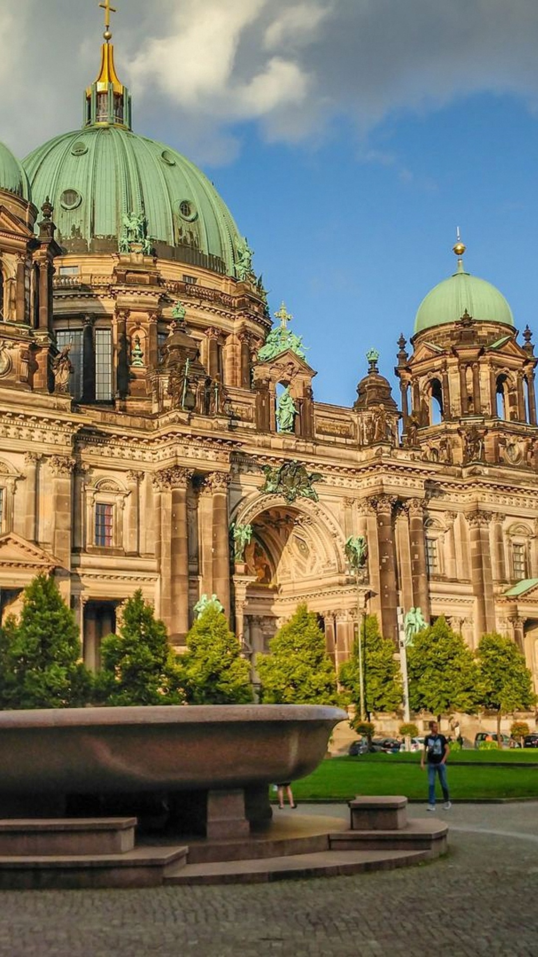 Berlin Cathedral, HD wallpaper, Iconic structure, Stunning beauty, 1080x1920 Full HD Phone